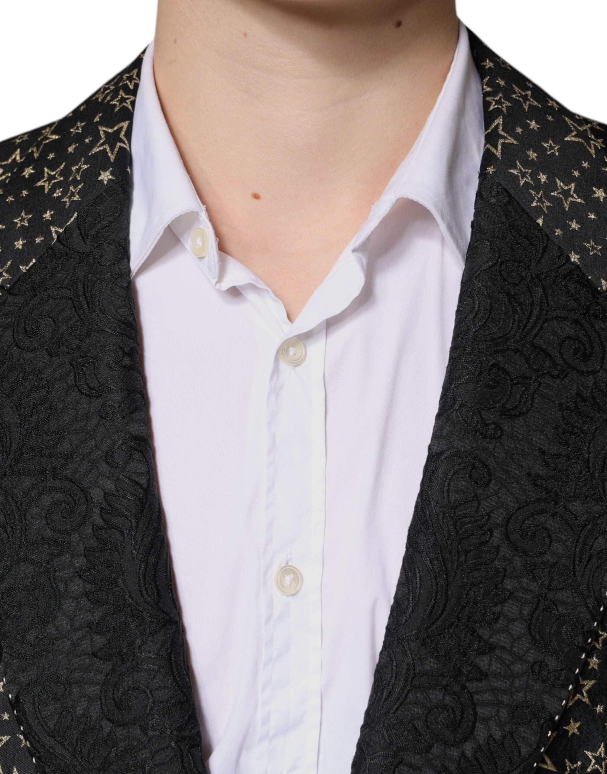Dolce & Gabbana Black Stars Jacquard SICILIA костюм от 2 части