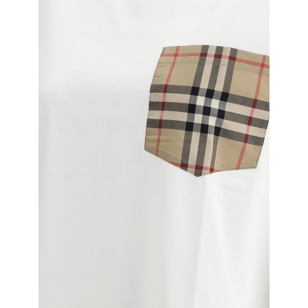 Burberry Архив Тениска с карирани джобове