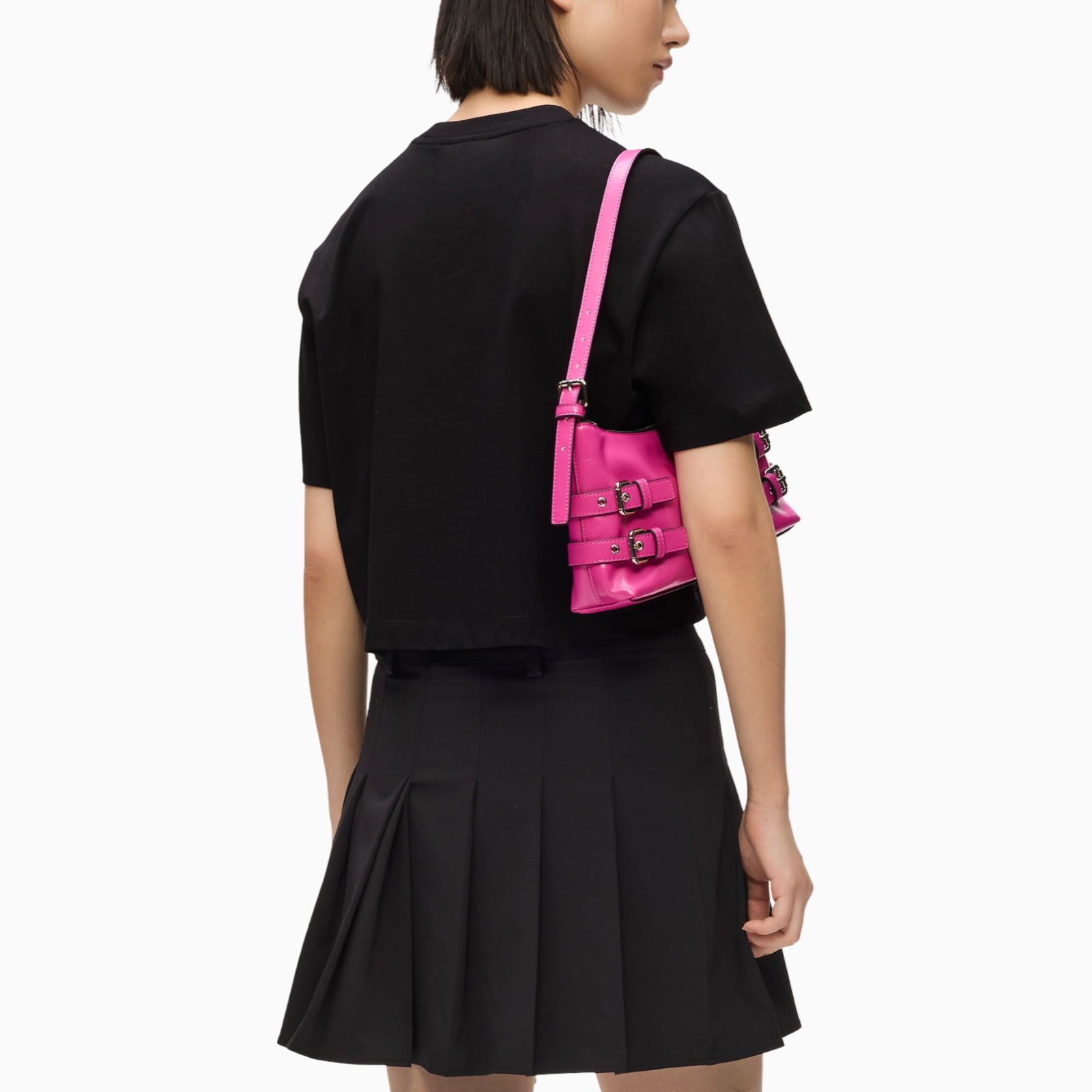 Дамска черна тениска Karl Lagerfeld Jeans Women Jeans B1W17054 999 Back View