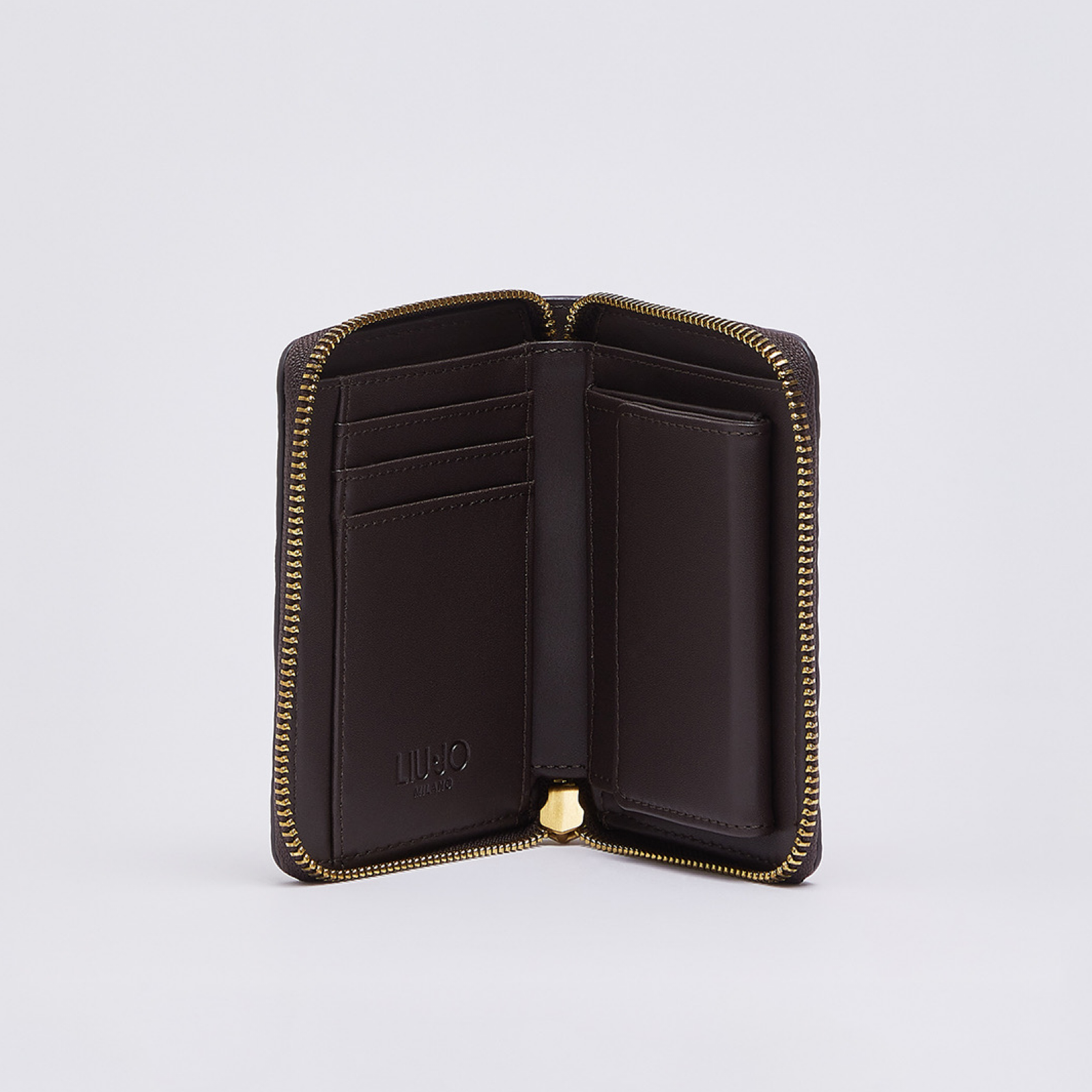 Дамско кафяво портмоне Liu Jo Women Wallet AF6156 E1139 91419 Inside View