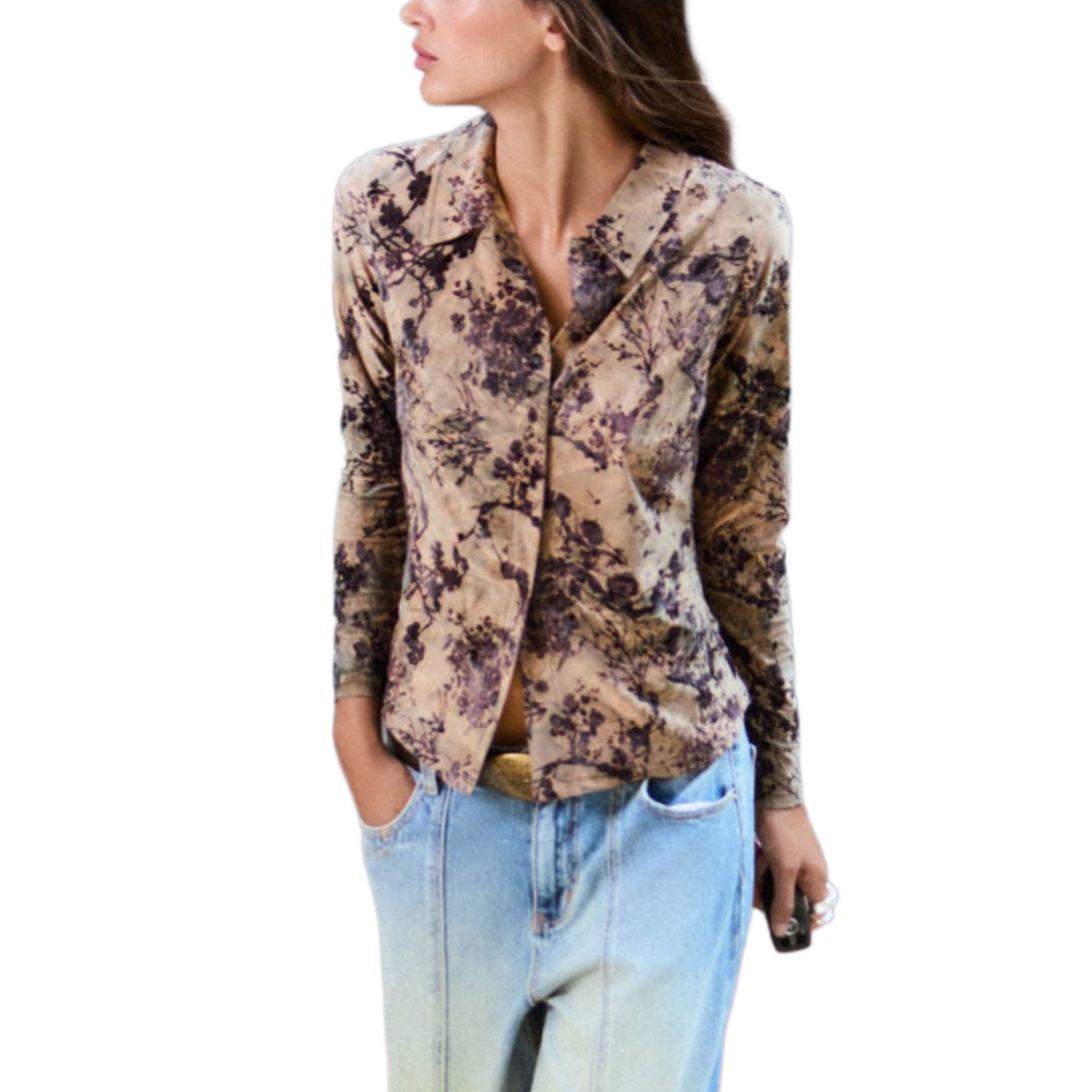Дамска риза Desigual women’s shirt 26WWTK34 2044 Model view