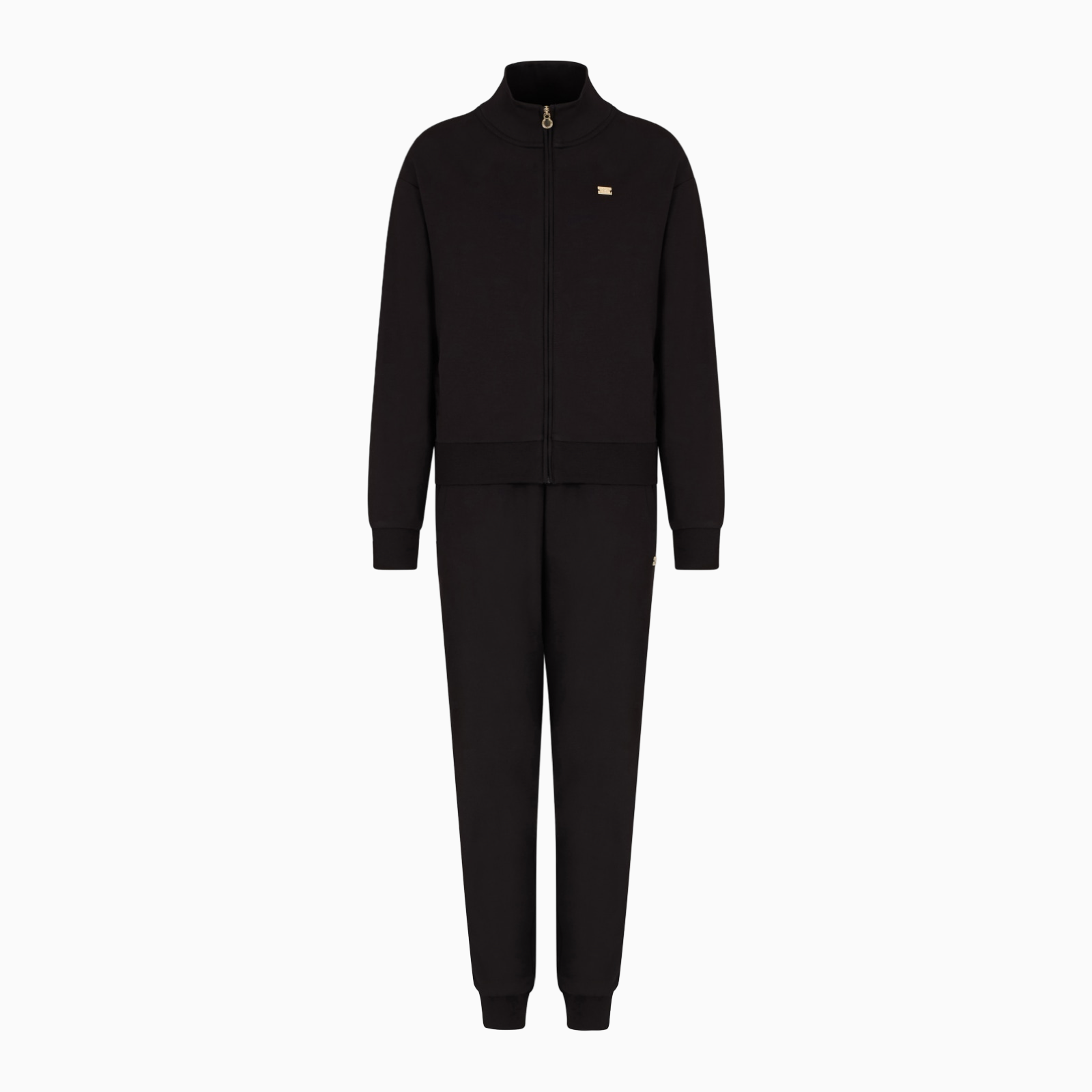 Дамски черен екип EA7 Emporio Armani Women Tracksuit 7W000085 AF13135 UC001 Front View