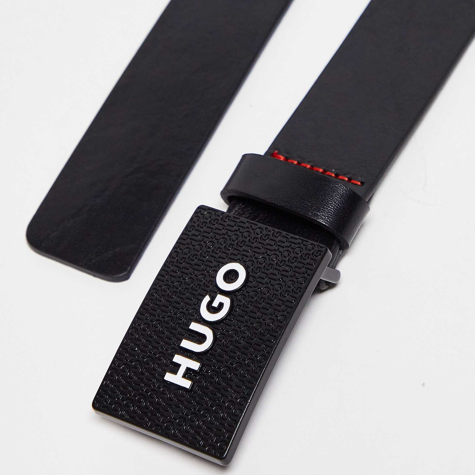 Мъжки черен колан Hugo 50536879 Top View
