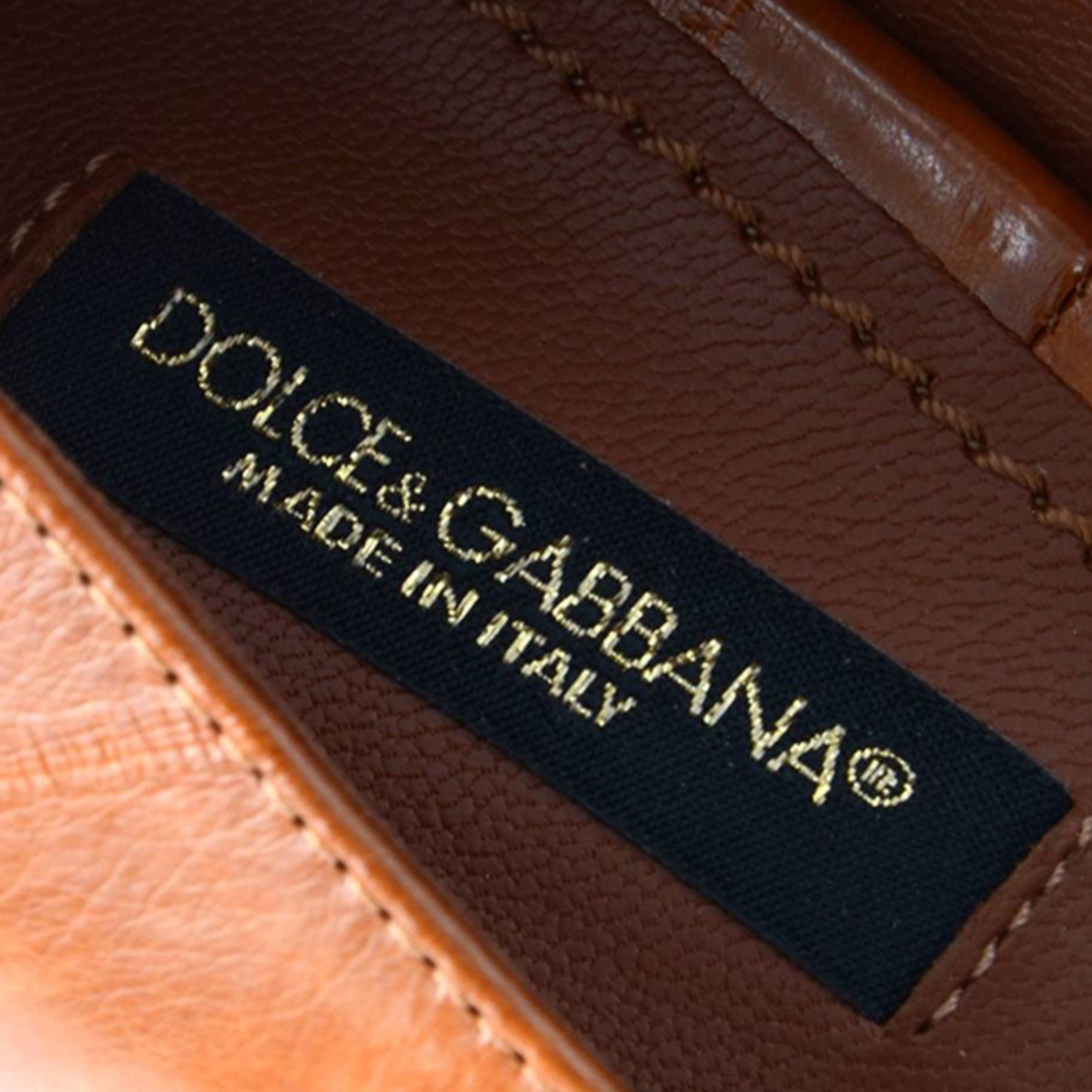 Кафяви токчета Dolce & Gabbana