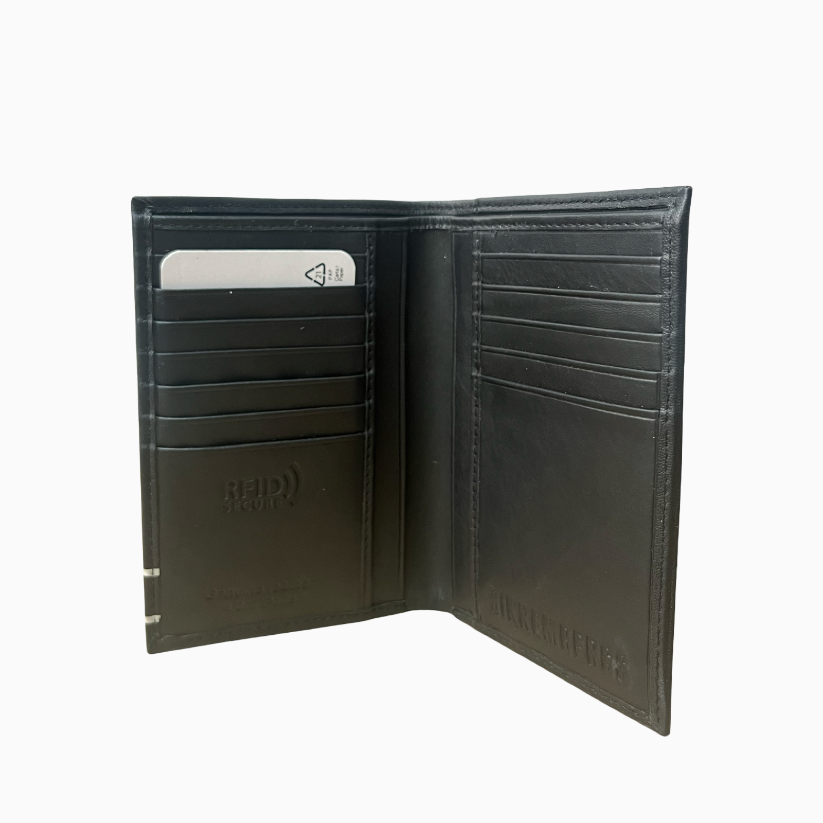 Мъжки вертикален портфейл Bikkembergs Wallet E4BPME2T3083 Inside View