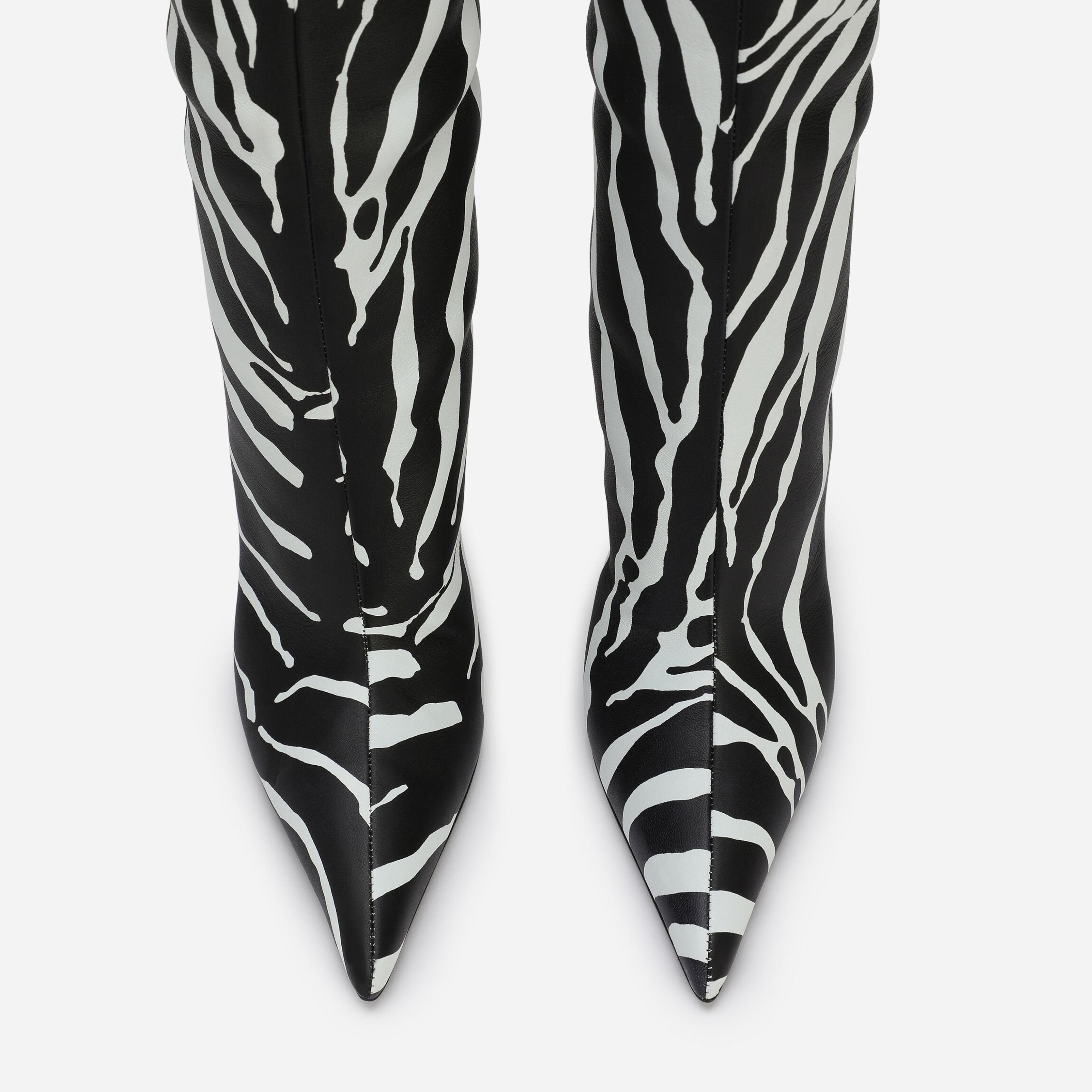 Дамски луксозни ботуши с ефект на зебра DOLCE & GABBANA
Women’s Luxury “Zebra” Boots Heels