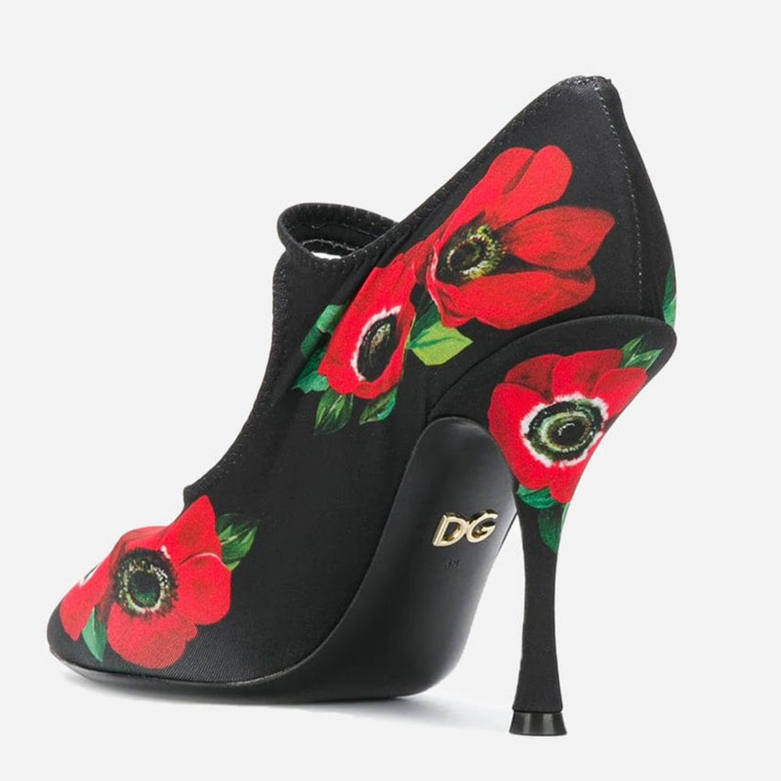 Дамски токчета Dolce & Gabbana Floral Mary Janes Pumps Heel View