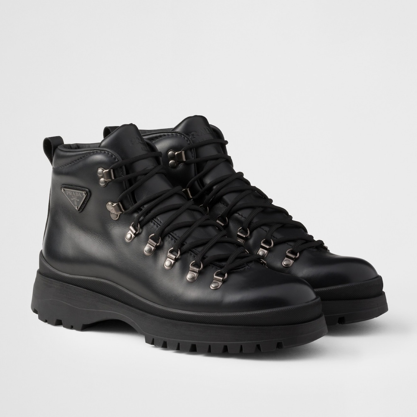 Prada Brixxen Men Ankle Boots 2TE201 070 F0002 Lateral View