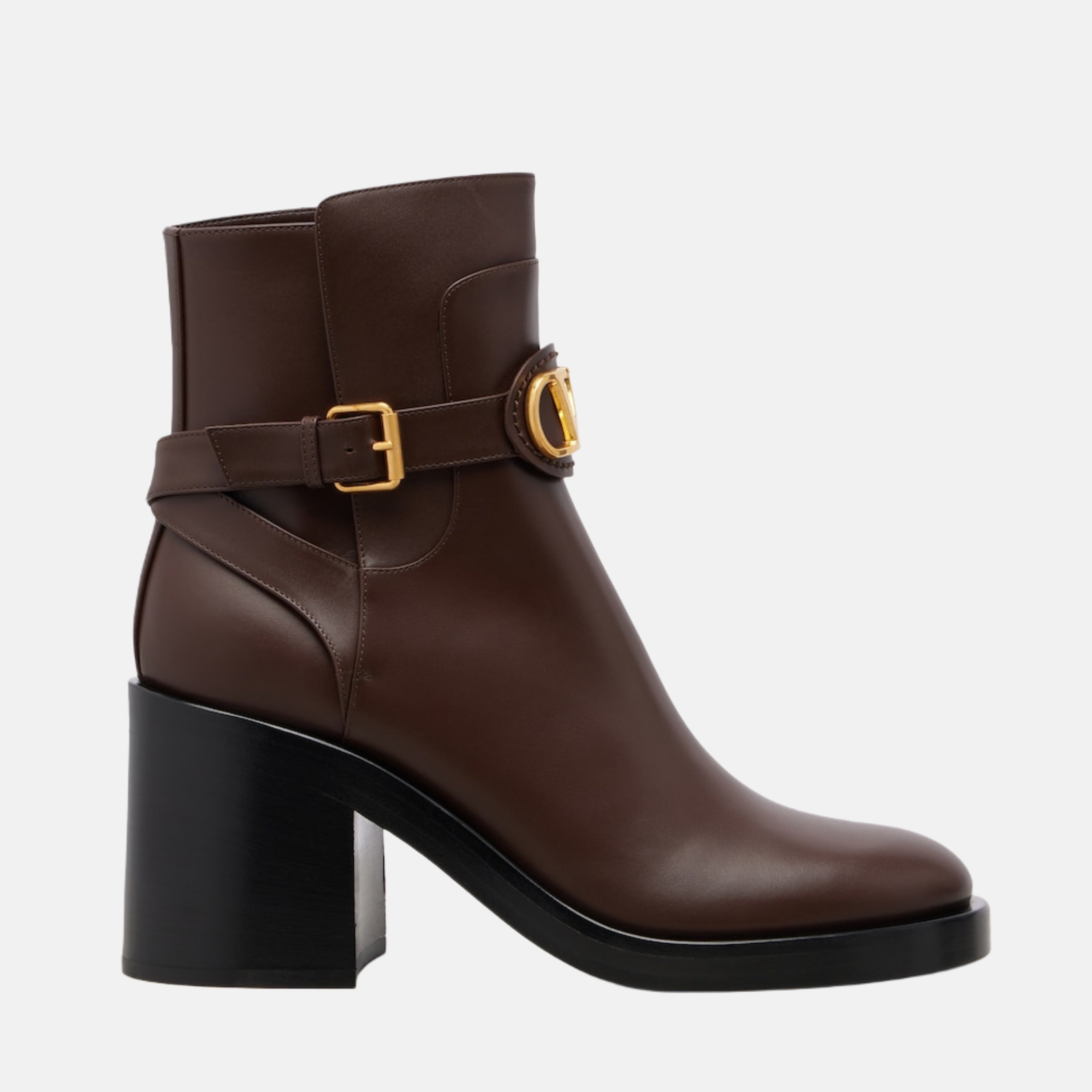 Дамски боти от естествена кожа в кафяво Women’s ankle boots Valentino Garavani
7W2S0MB4DSHKG8 Brown lateral view