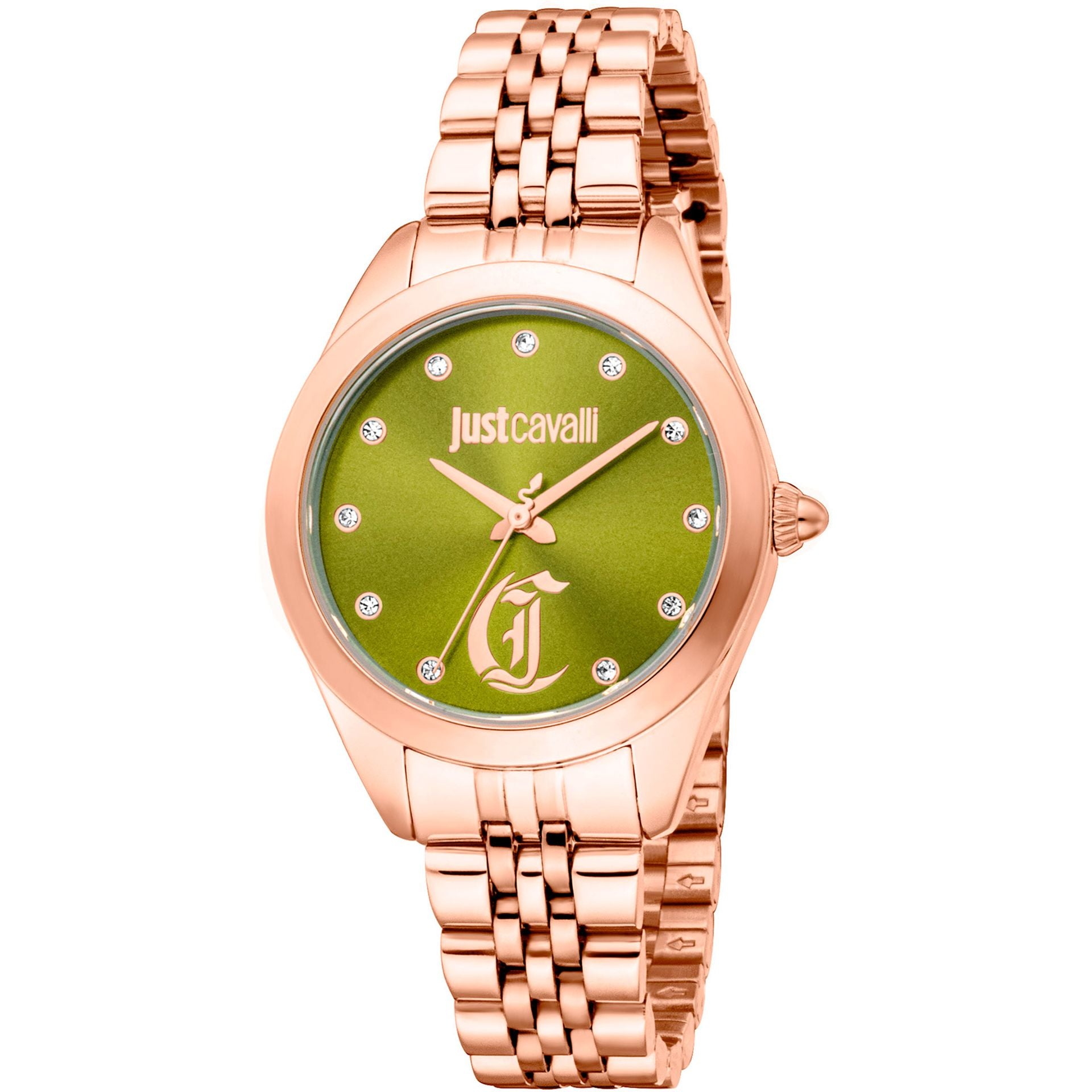 Дамски часовник Women’s watch Just Cavalli Glam Chic Luna JC1L309M0065
Rose Gold Green