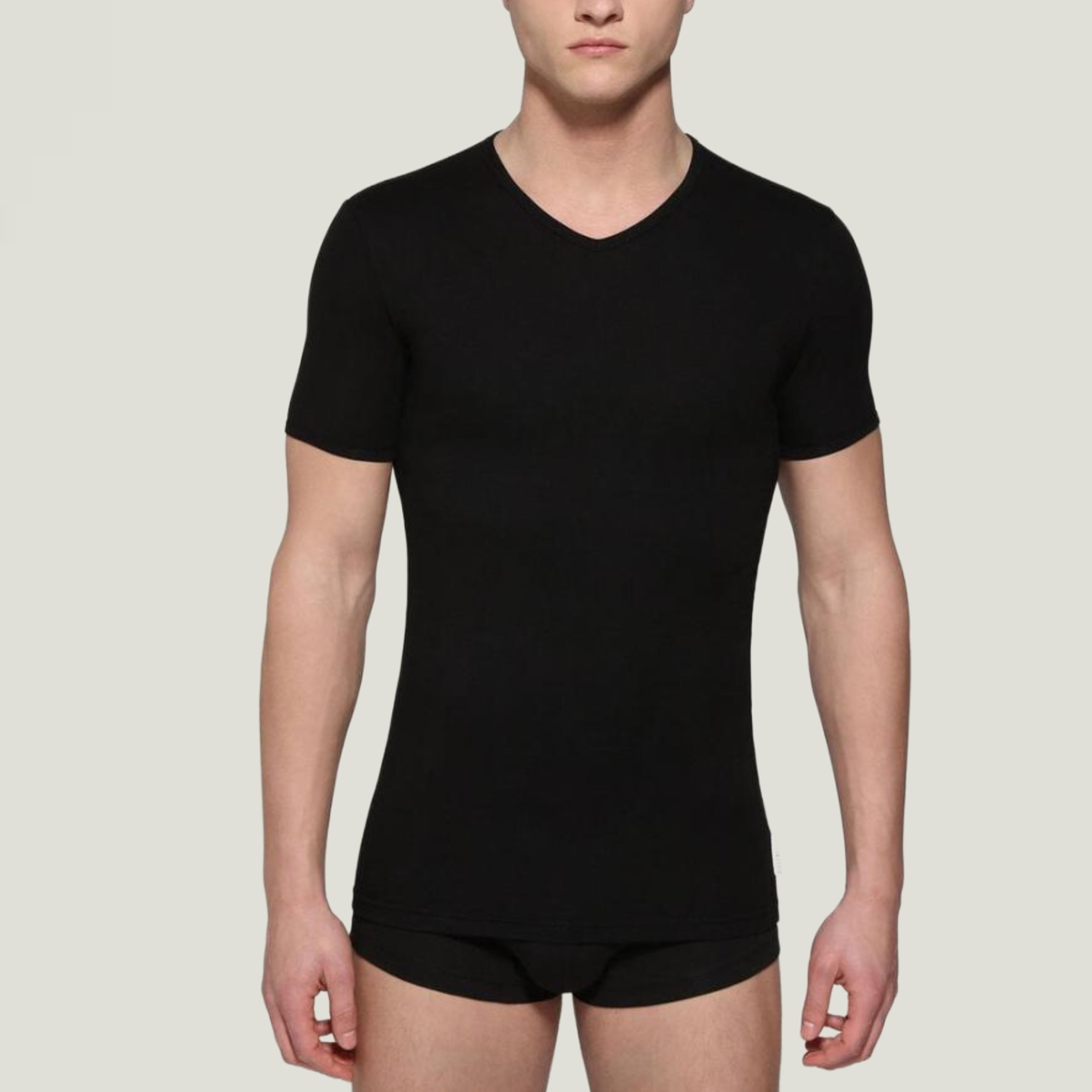 Мъжка тениска бельо в черно Bikkembergs BKK1UTS02SI1111