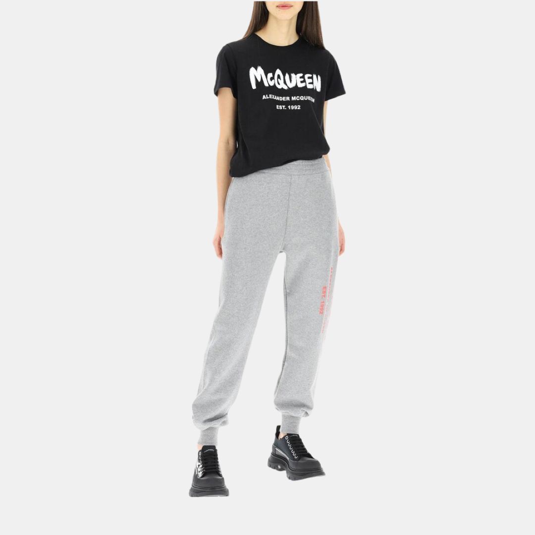 Дамски спортен панталон Alexander McQueen Graffiti