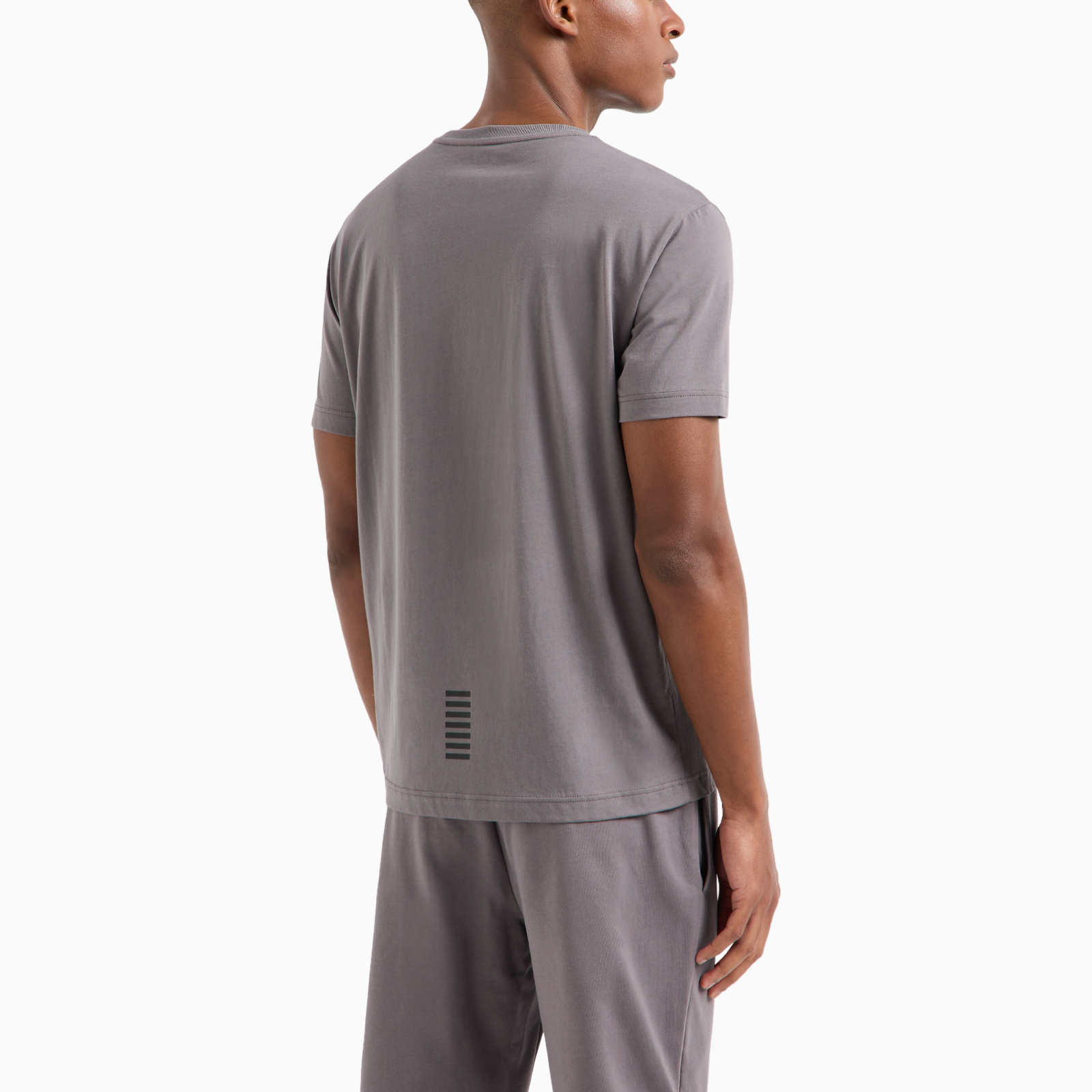 Мъжка сива тениска EA7 Emporio Armani Men T-shirt 8NPT25 PJVPZ 1992 Back View