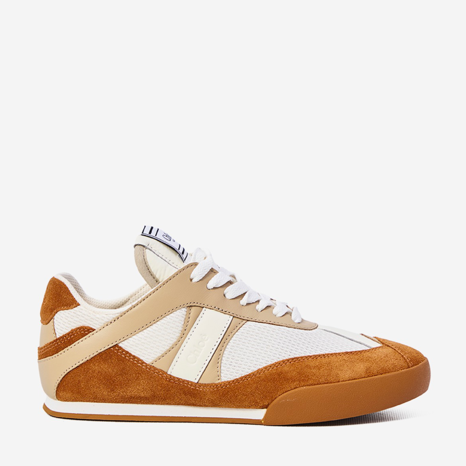 Chloé Kick Sneakers CH25W07IVD25X Medial View