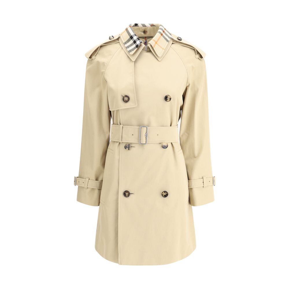 Тренч с гърди Burberry