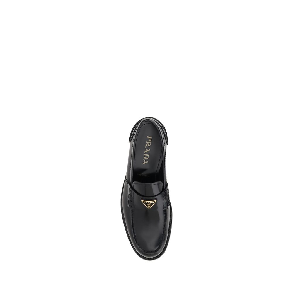 Мокасини с триъгълна плака Prada
