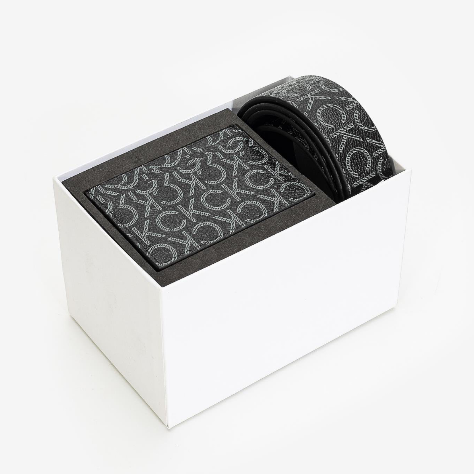 Мъжки подаръчен сет колан и кардхолдър Calvin Klein Men Belt and Wallet gift box K50K507559 Box View