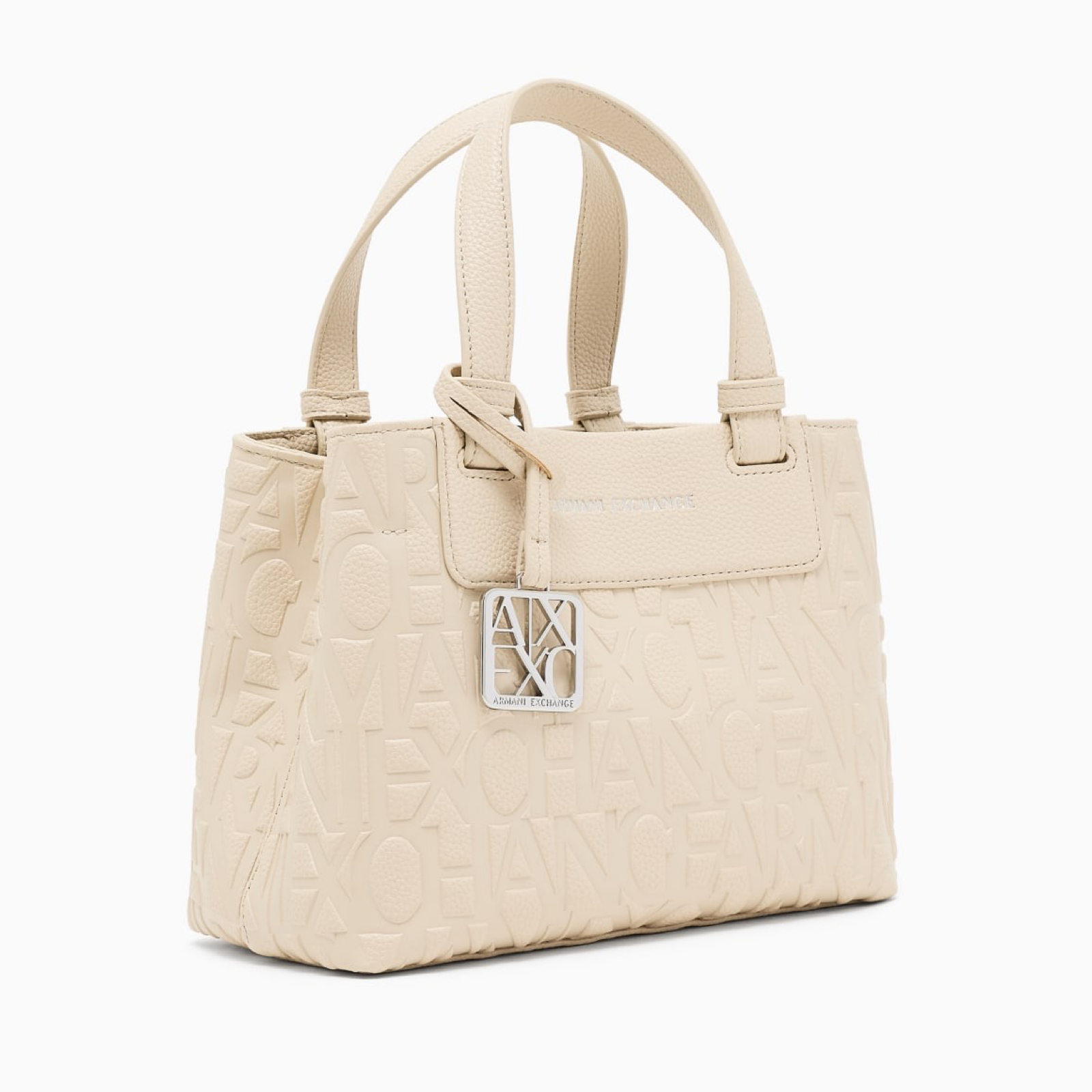 Дамска бежова чанта Armani Exchange Women Handbag XW001576 AF15774 Side View