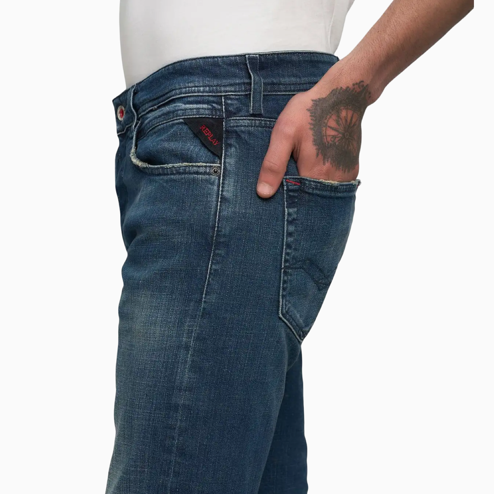 Мъжки дънки Replay Men Jeans MA972.000.619 936 Side Viee
