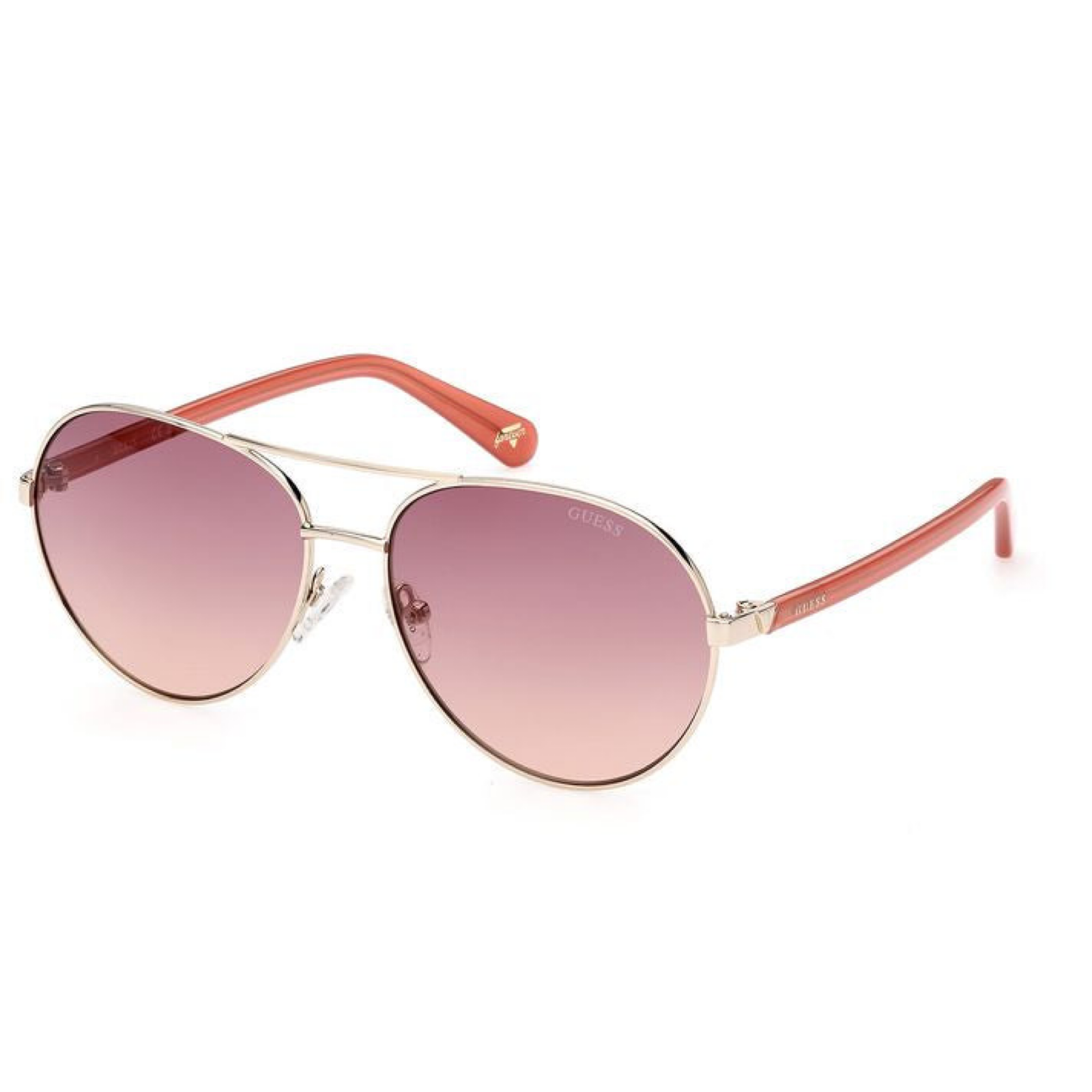 Guess Gold Metal Sunglasses