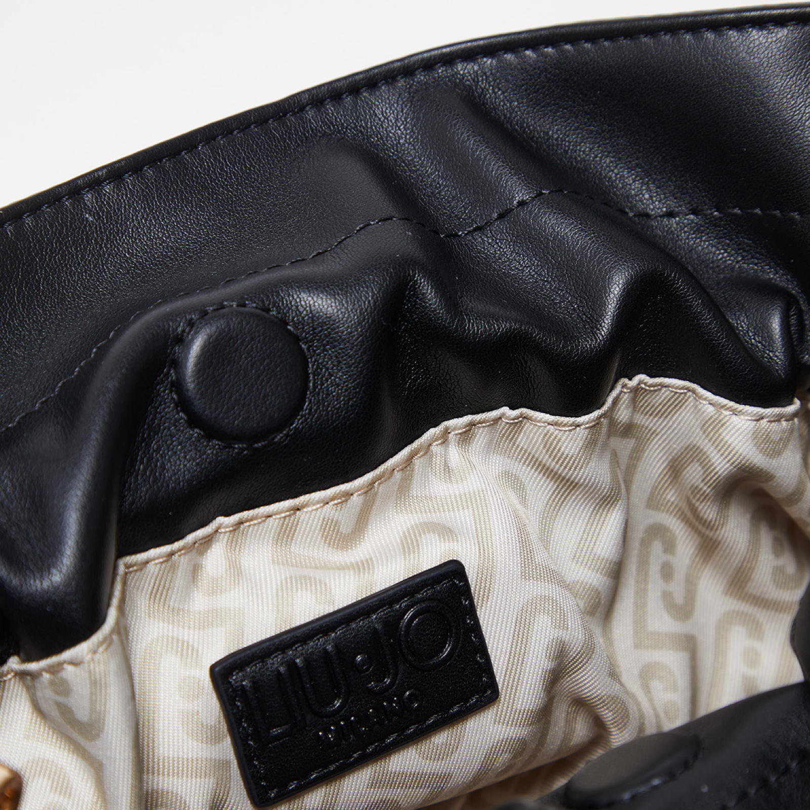 Дамска черна чанта Lui Jo Riccy Shoulder Bag AA6099 E0958 22222 Inside View