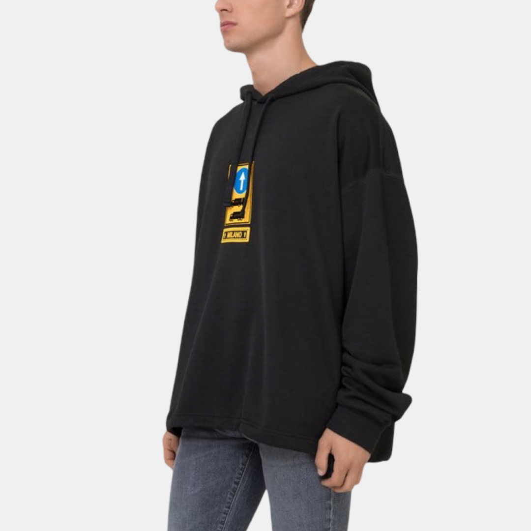 Мъжко черно худи Dolce & Gabbana Oversized Men Hoodie
