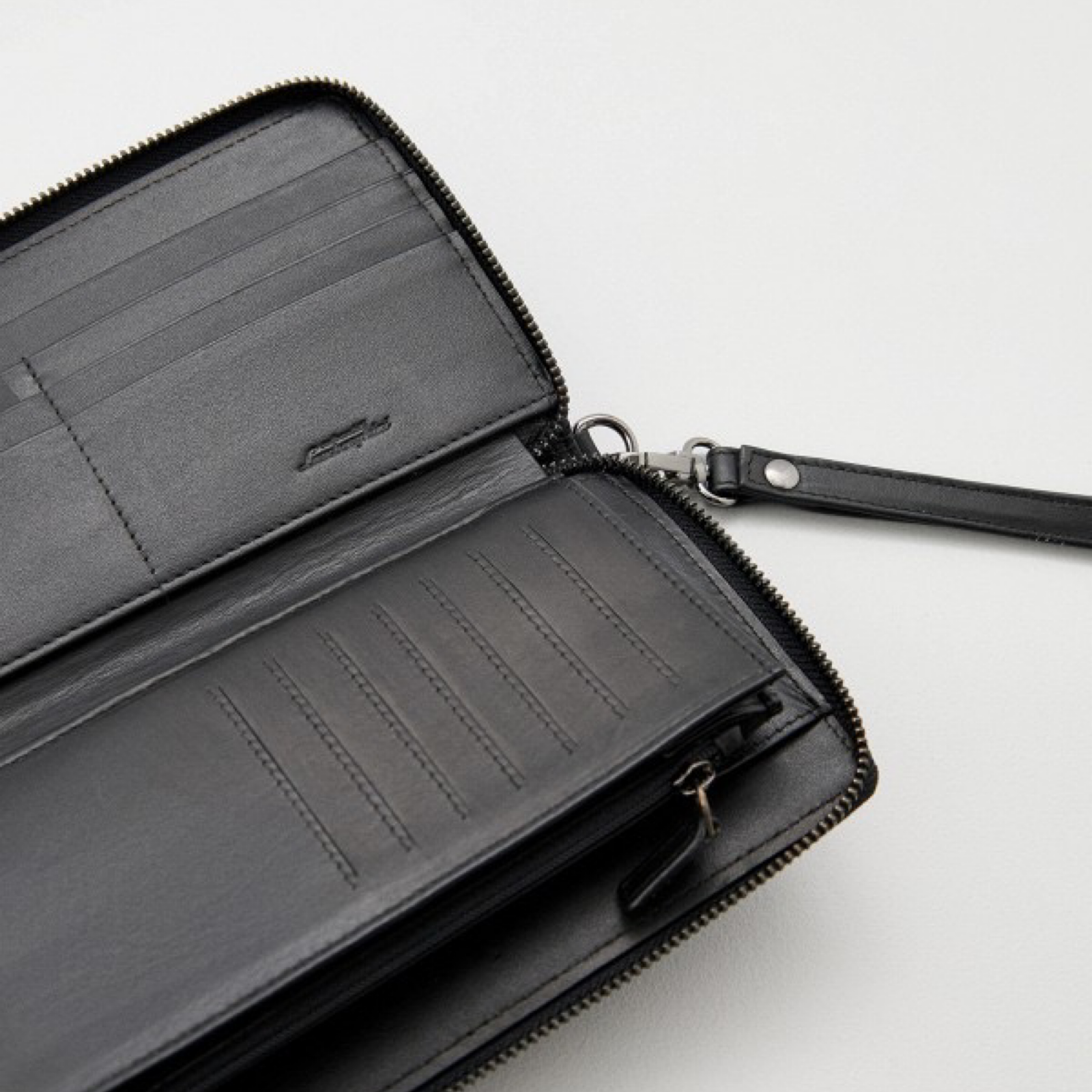 Мъжко клъч портмоне Automobili Lamborghini Men Clutch Wallet Inside View