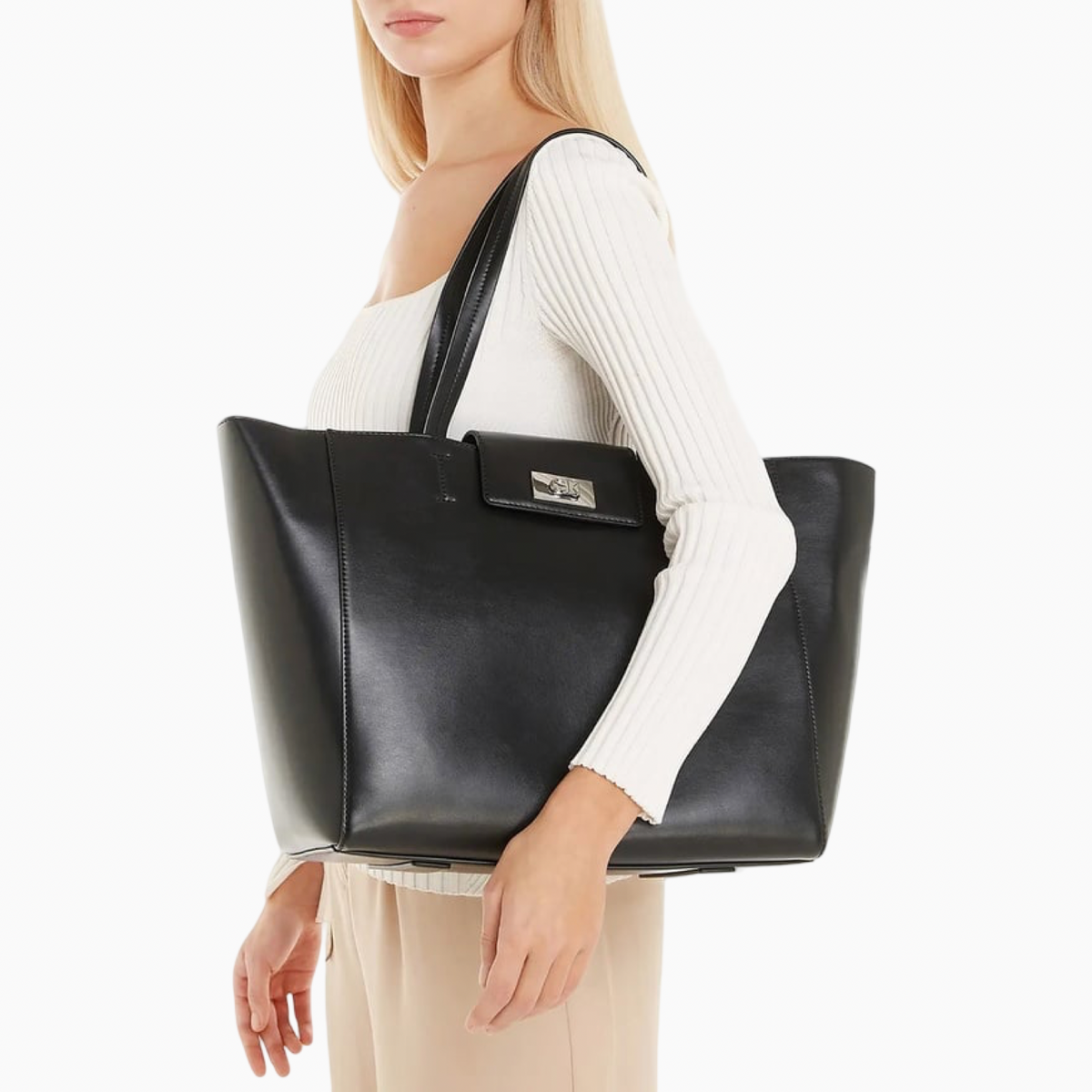 Дамска чанта Calvin Klein Women Shopping Bag K60K612148 BEH Model View