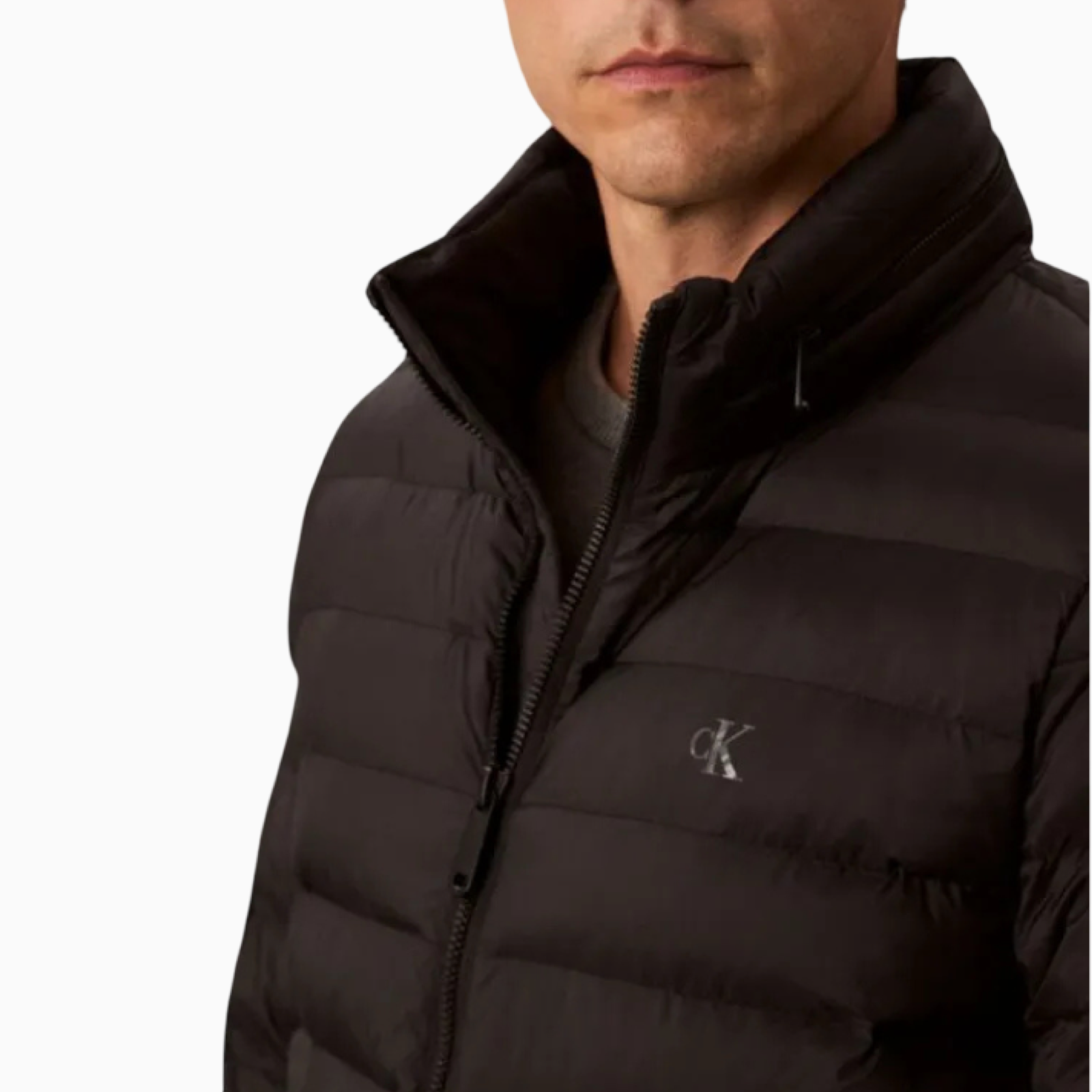 Мъжко черно яке Calvin Klein Jeans Men Jacket LV04RC511G Front View