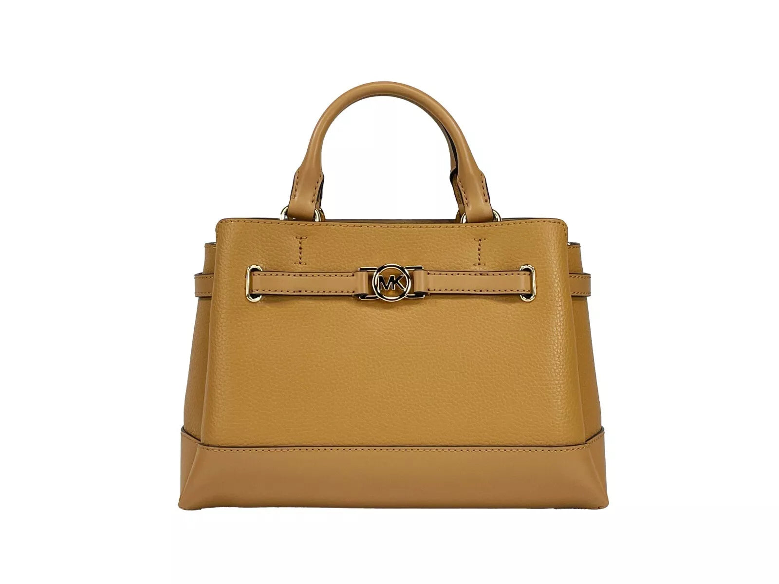 Малка кожена чанта с колан Michael Kors Reed, кафява