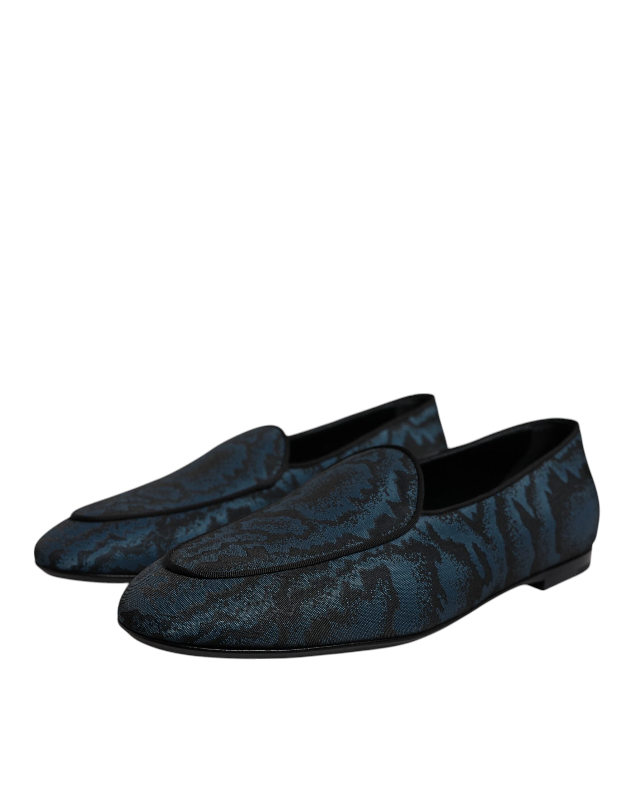 Мъжки мокасини Dolce & Gabbana Blue Black Flats Мъжки обувки
