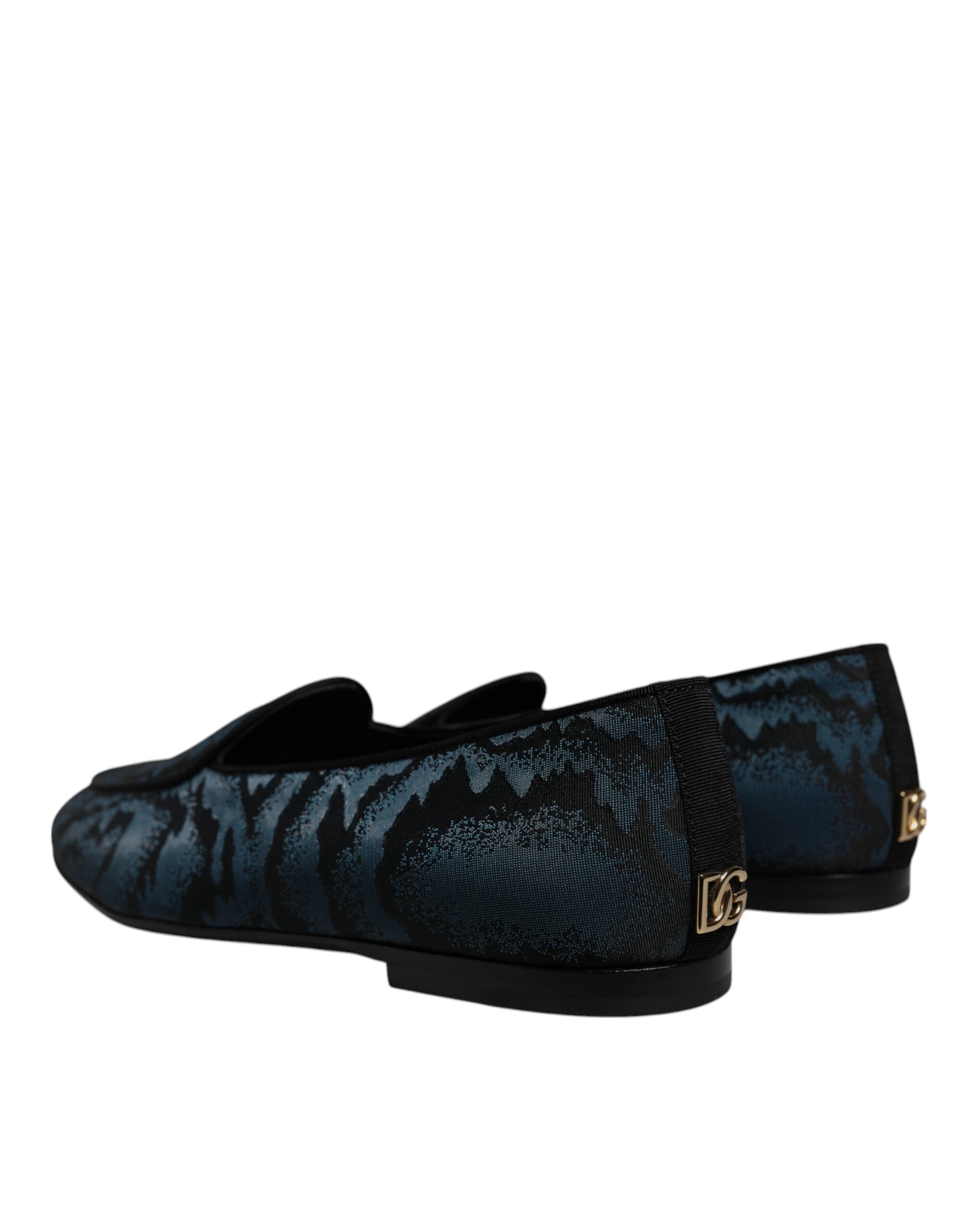 Мъжки мокасини Dolce & Gabbana Blue Black Flats Мъжки обувки