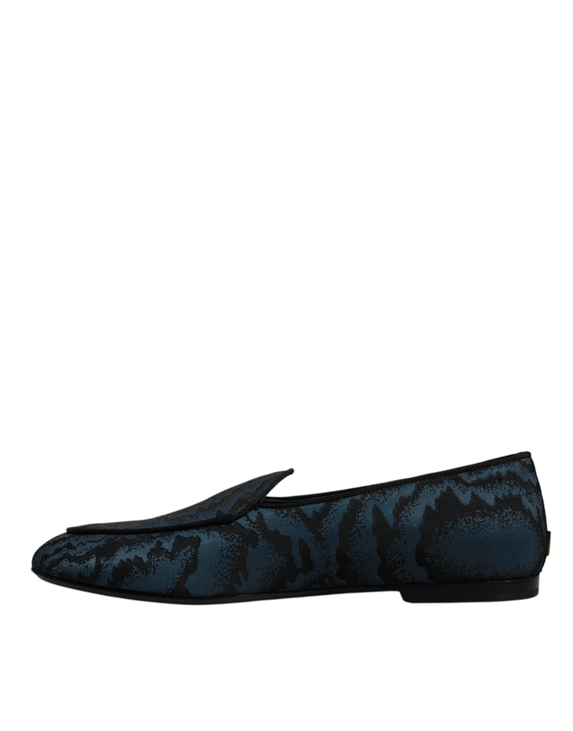 Мъжки мокасини Dolce & Gabbana Blue Black Flats Мъжки обувки