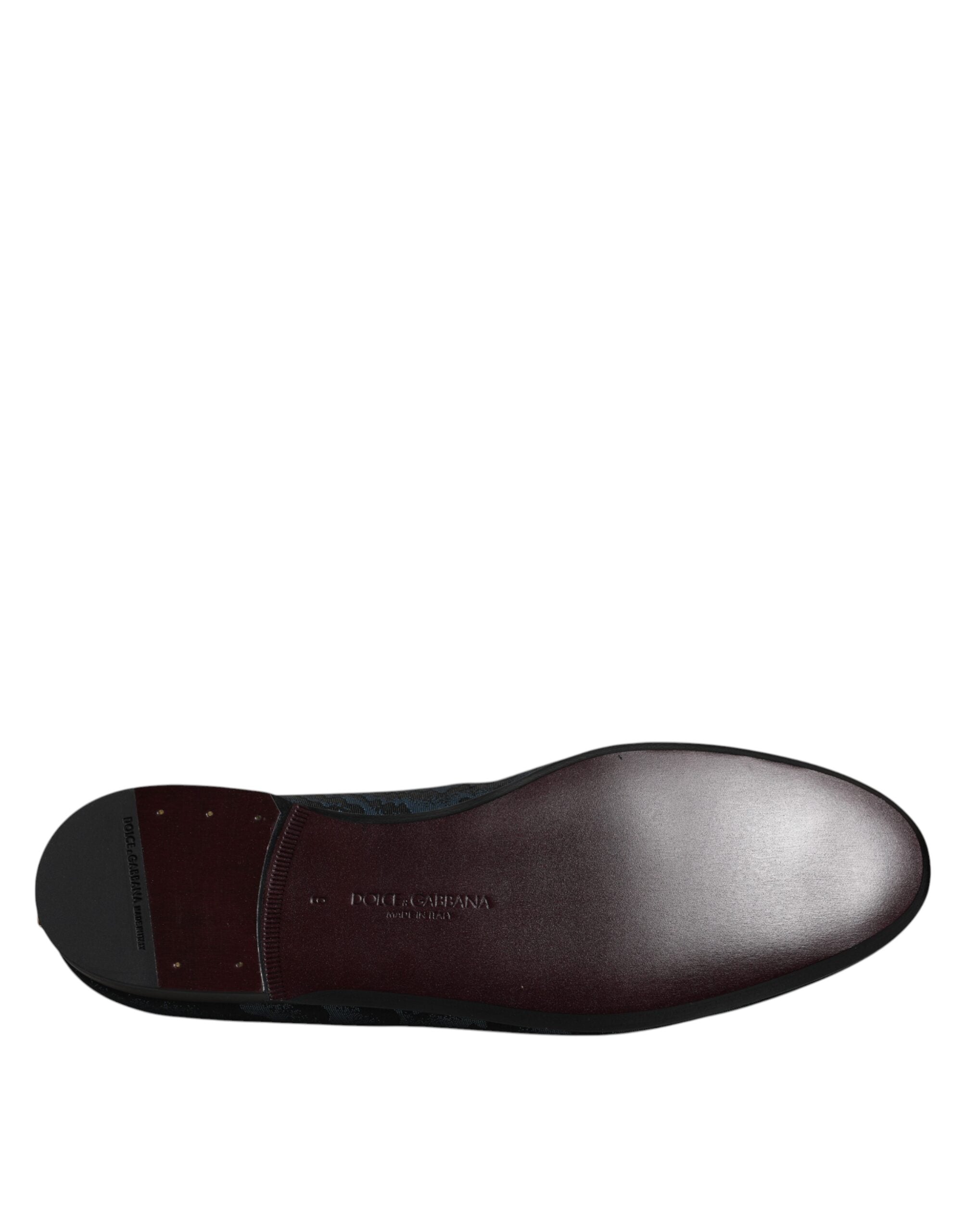 Мъжки мокасини Dolce & Gabbana Blue Black Flats Мъжки обувки