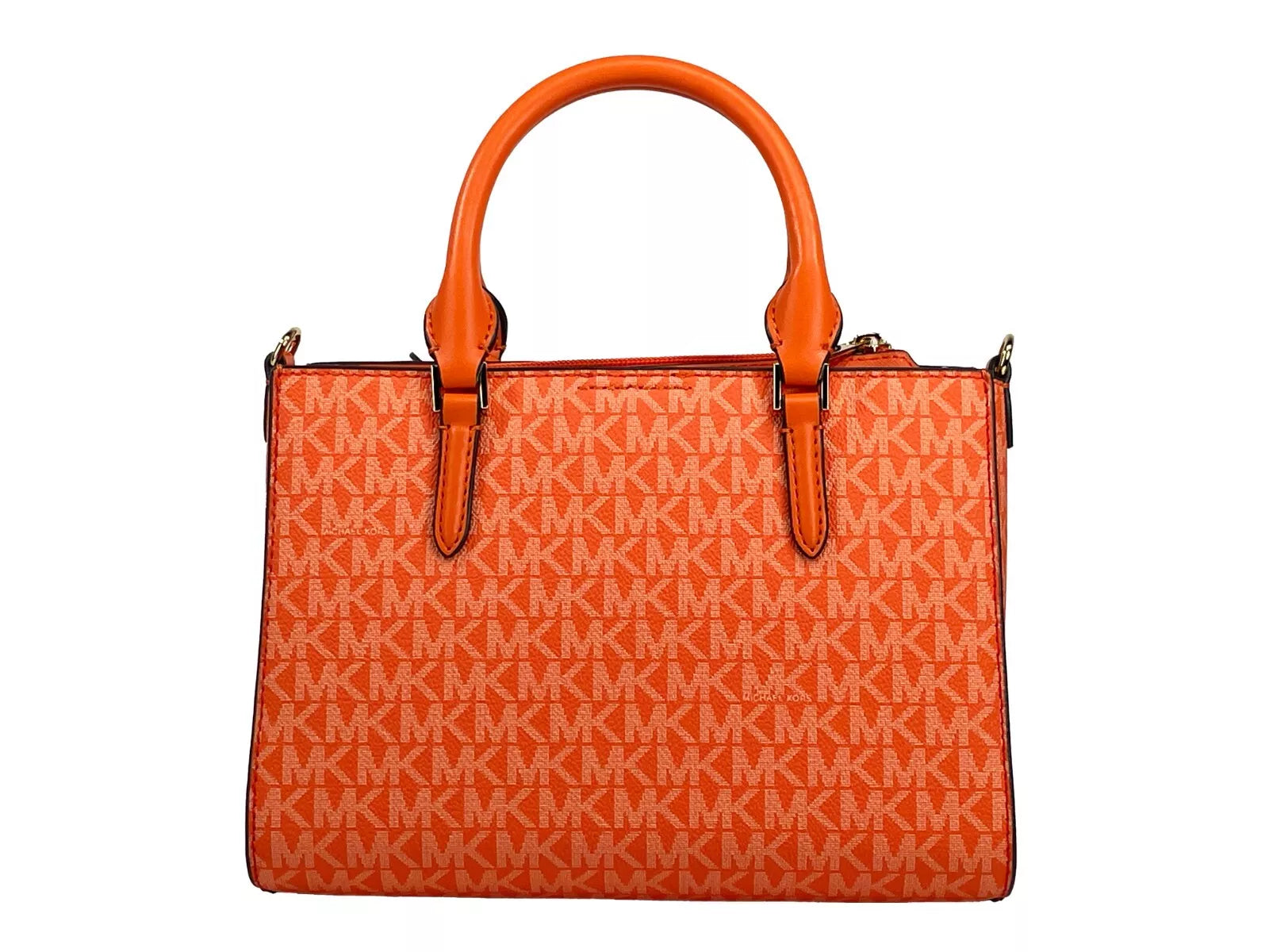 Michael Kors Charlotte 3 в 1 чанта чанта Crossbody Poppy Orange