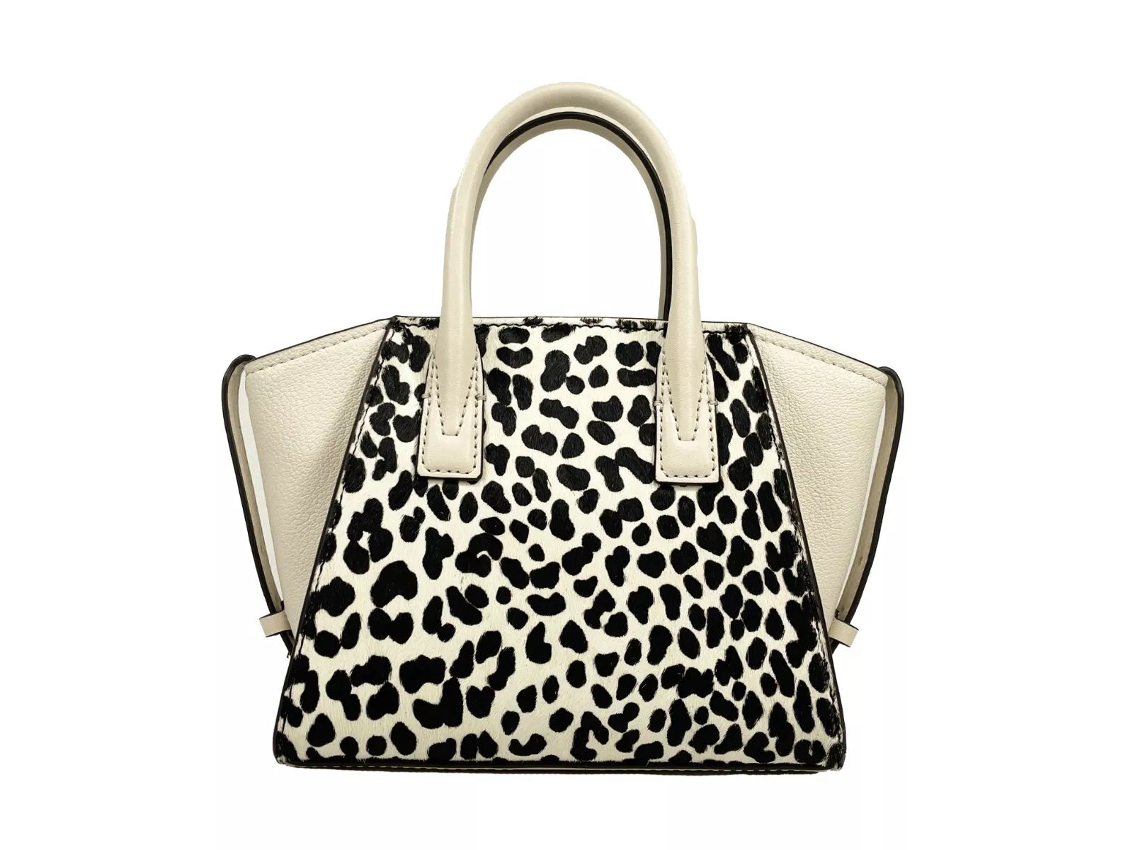 Michael Kors Avril XS Cream Cheetah Satchel Чанта през рамо Портмоне
