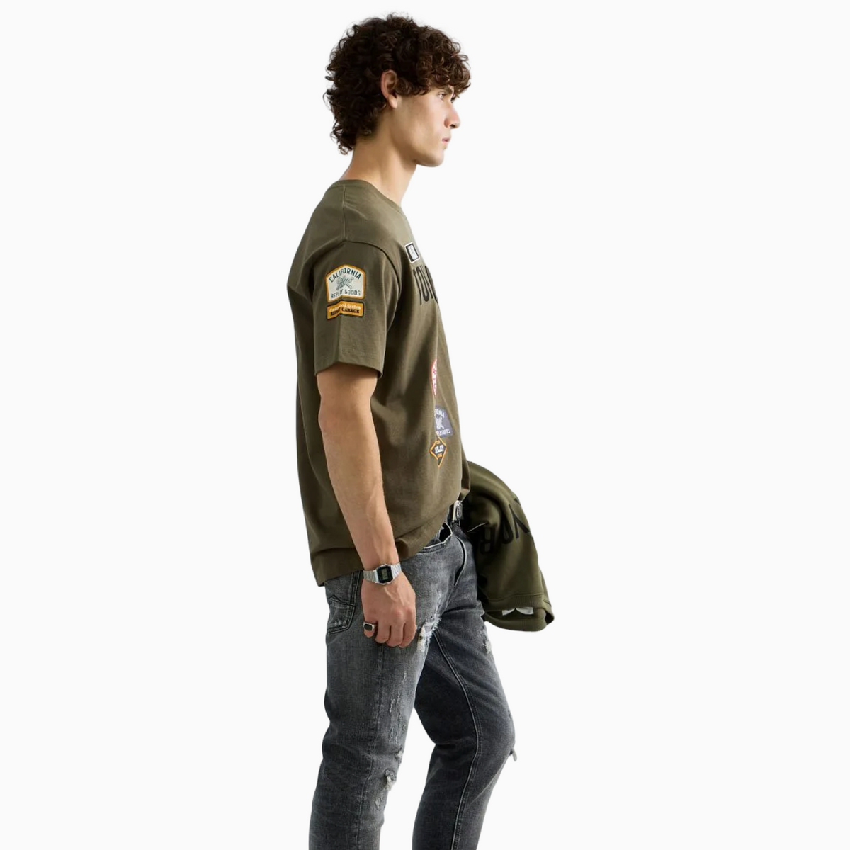 Мъжка тениска Replay Men T-shirt M13MA.000.7242KW-C00G Side View