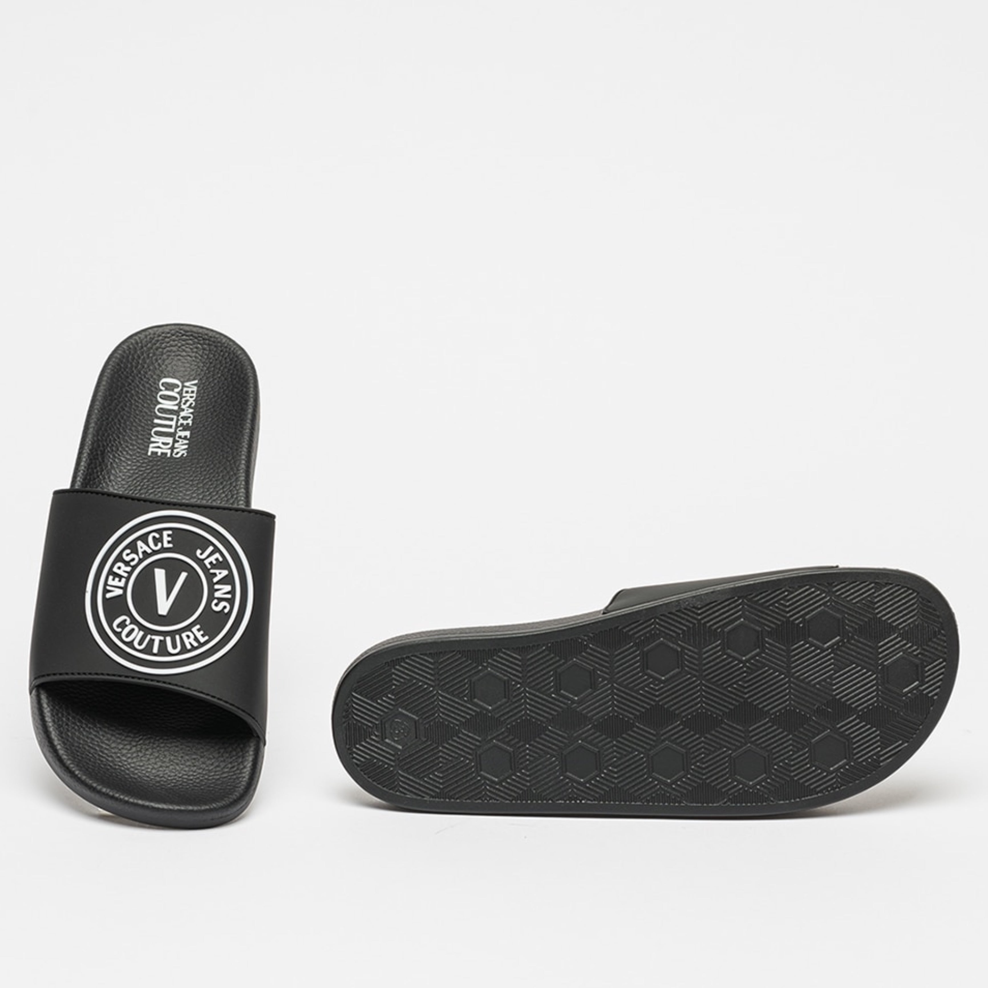 Мъжки чехли джапанки Versace Jeans Couture 76YA3SQ3 ZS192 в черно