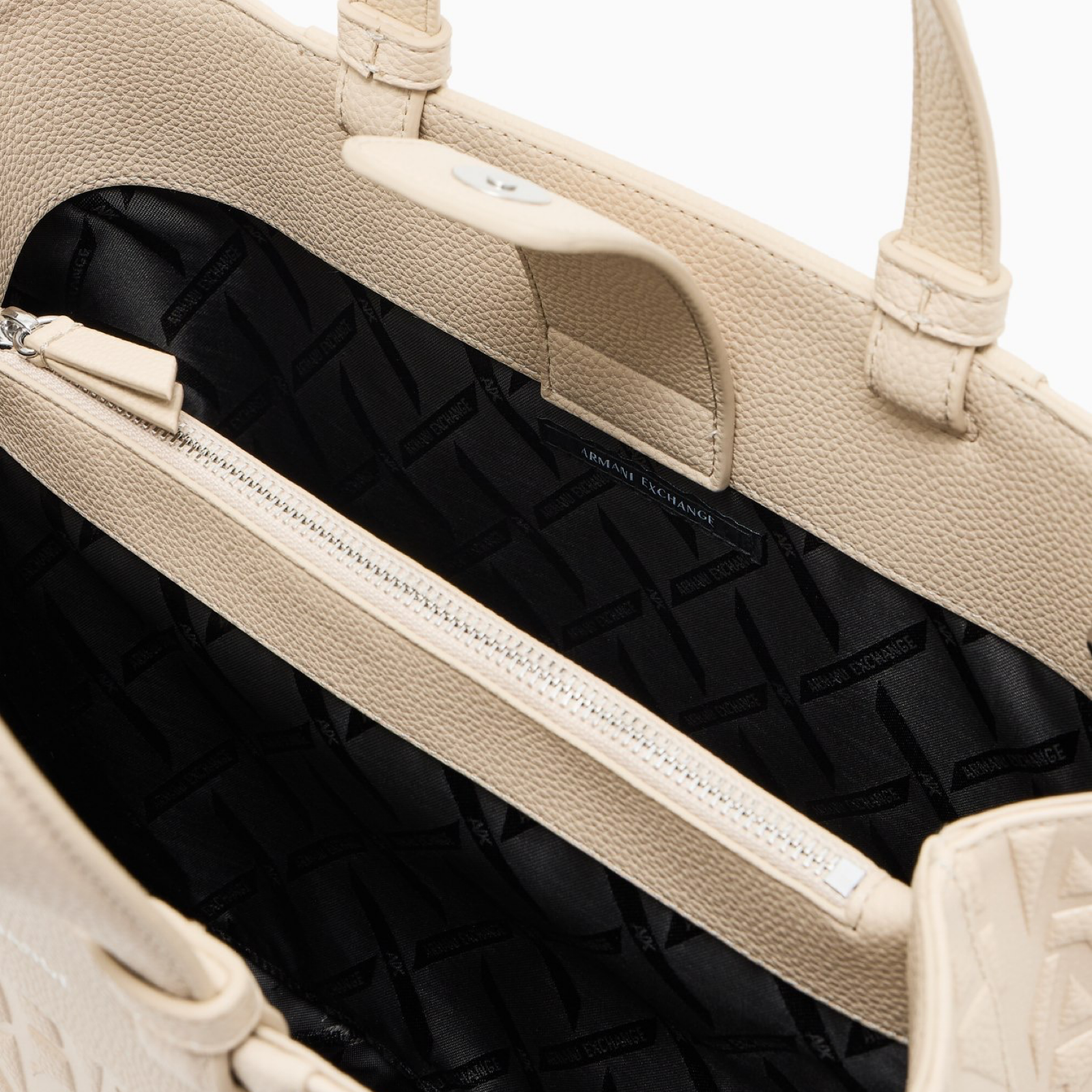 Дамска бежова чанта Armani Exchange Women Handbag XW001222 AF15774 Inside View