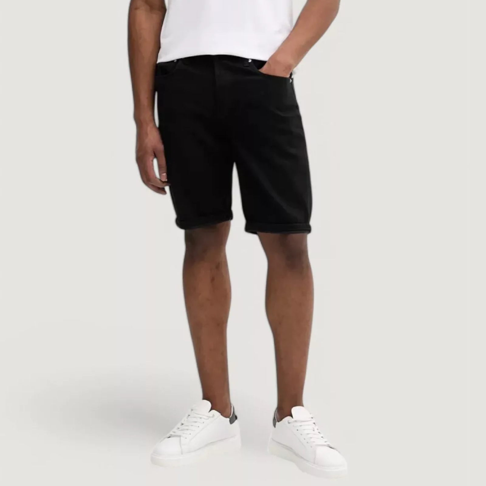 Мъжки черни дънкови панталони Calvin Klein Jeans J30J327195