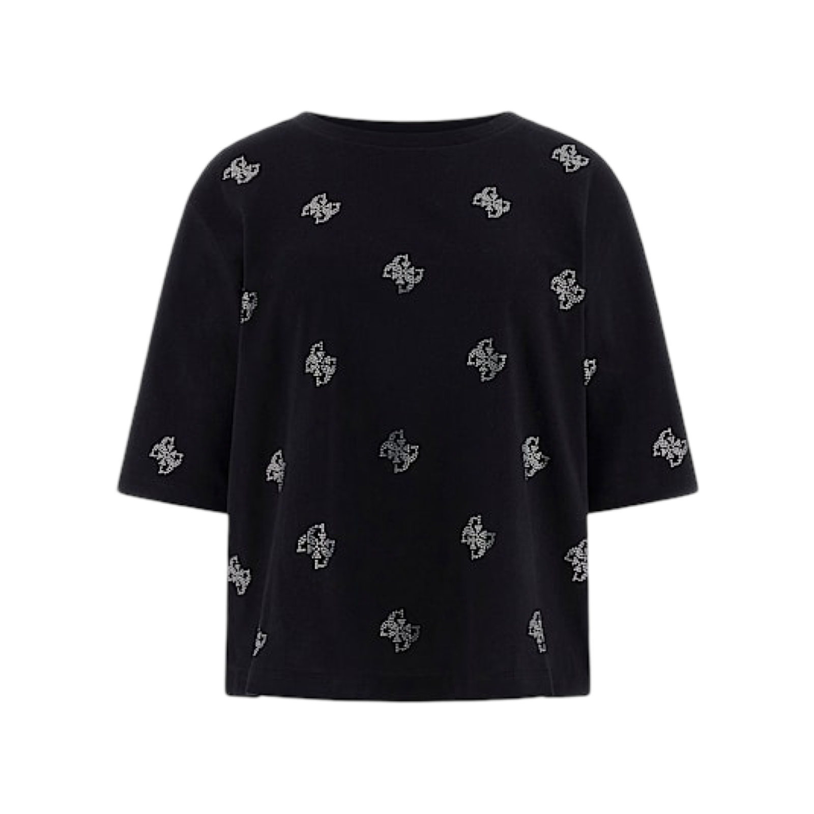 Дамска тениска Guess Women T-shirt V6GI18K2985 JBLK Front View