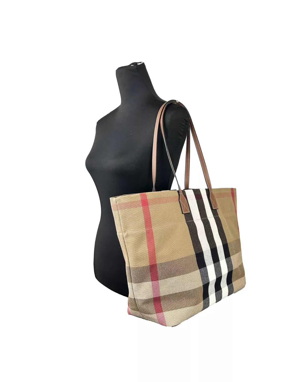 Burberry Medium London Check Tote Bag Портмоне карирано