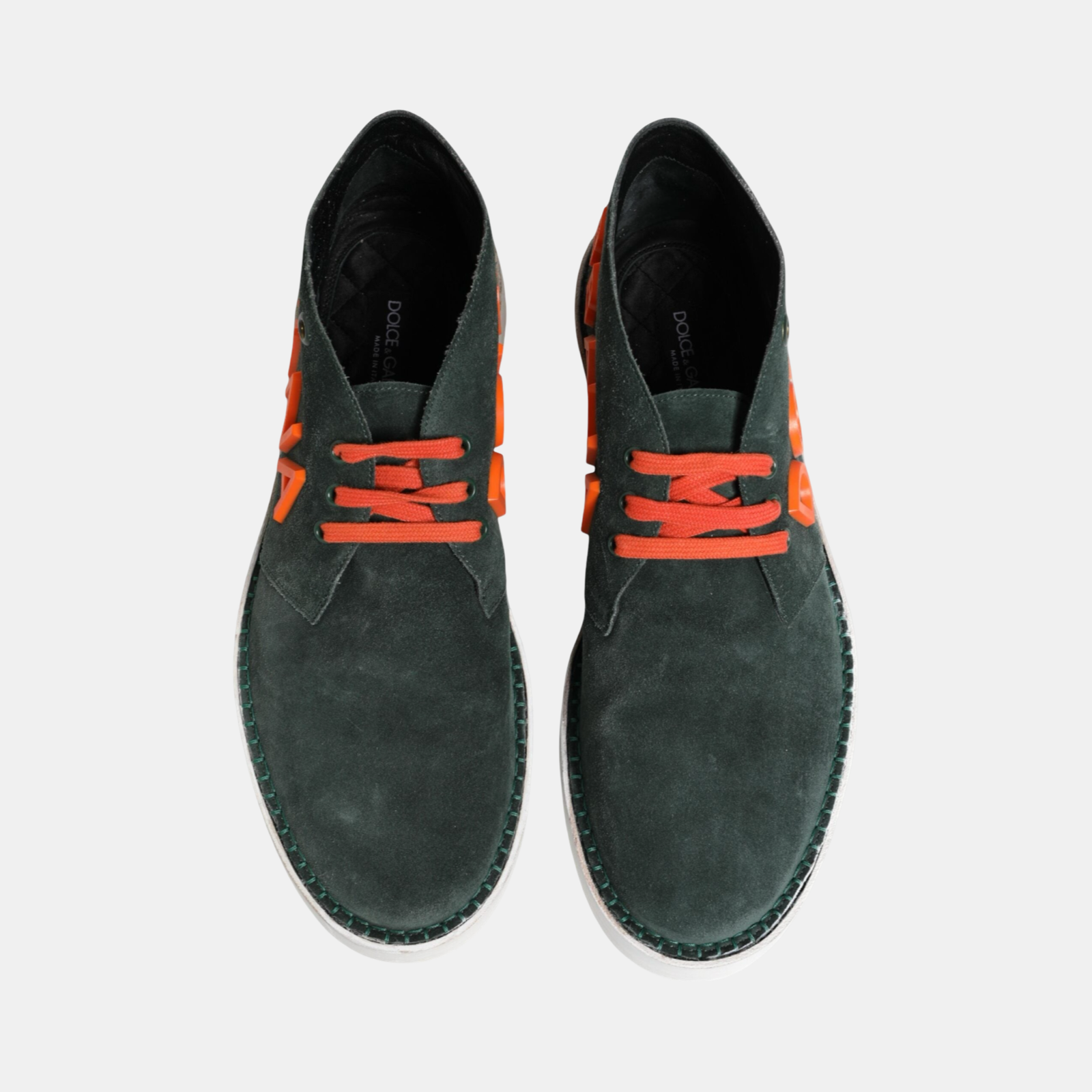 Dolce & Gabbana Derby Logo Casual Men Shoes Top View