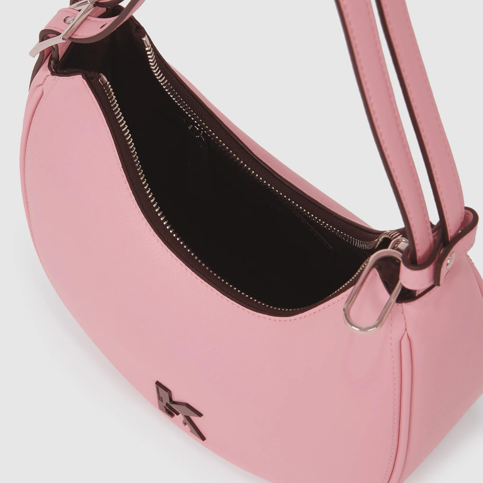 Дамска чанта Karl Lagerfeld Jeans Twin Strap Moon Shoulder Bag B2W301261IF Inside View