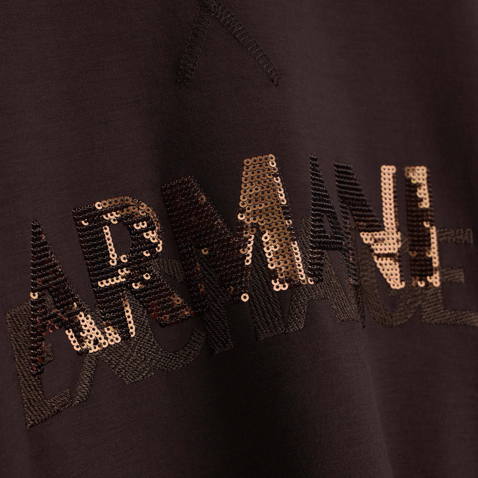 Дамски кафяв суичър Armani Exchange Women Sweatshirt XW002397 AF13397 U6032 Close-Up