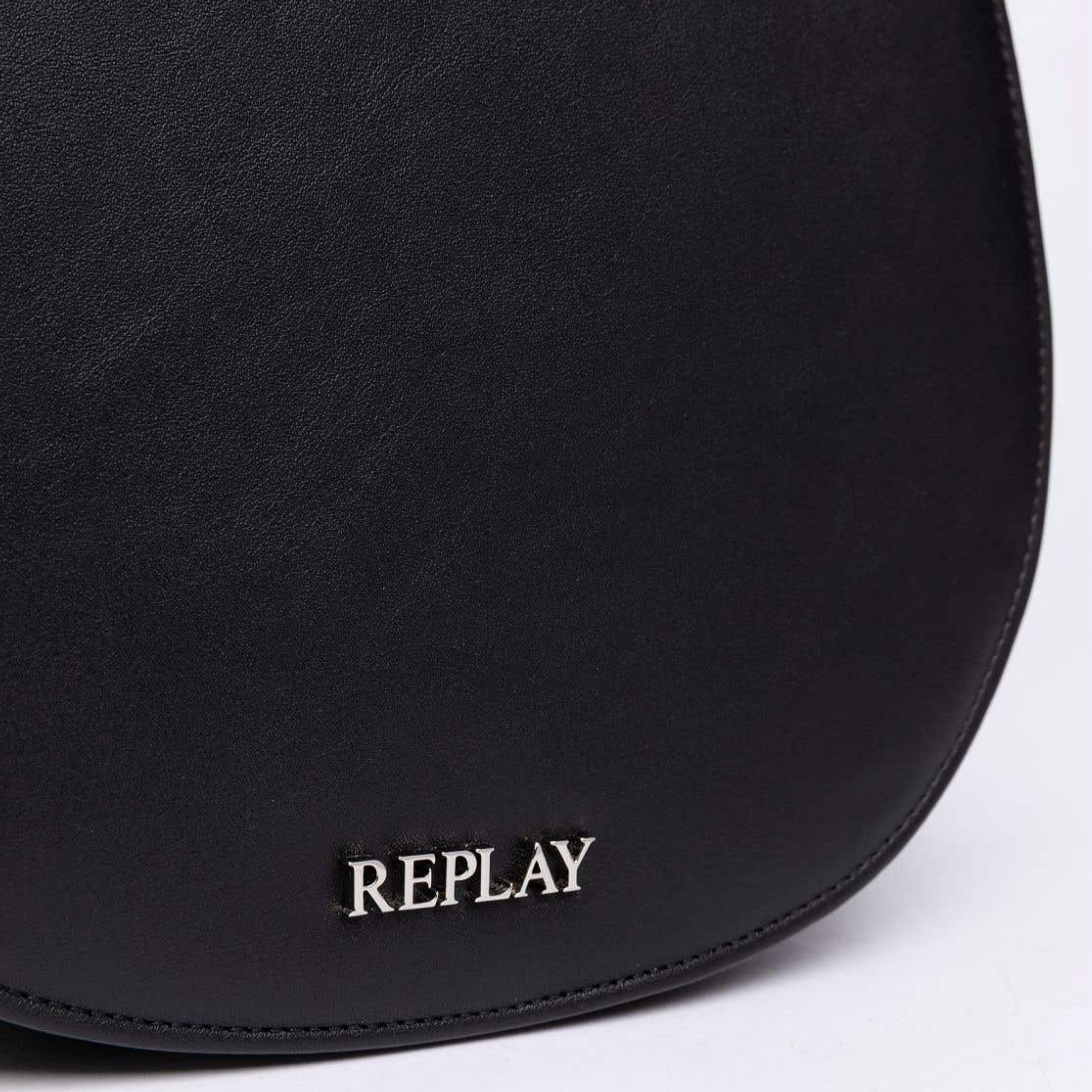 Дамска чанта за рамо Women’s shoulder bag Replay FW3586.000.A0420A Black logo view