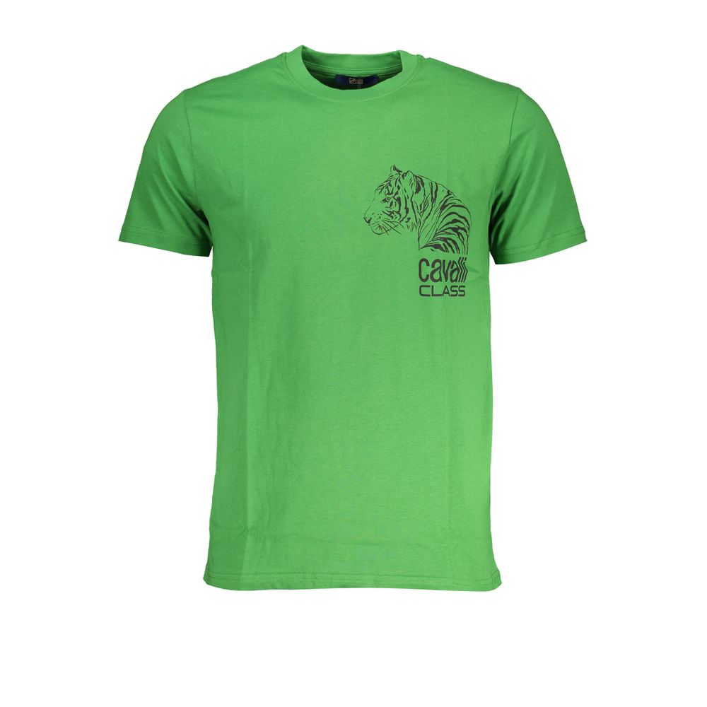 Мъжка тениска Men's t-shirt Cavalli Class
QXT63EJD060 07334 Green front view