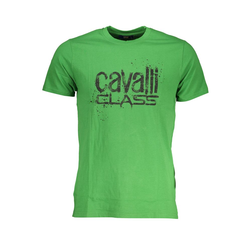 Мъжка тениска Men's t-shirt Cavalli Class
QXT62PJD060 07334 Green front view
