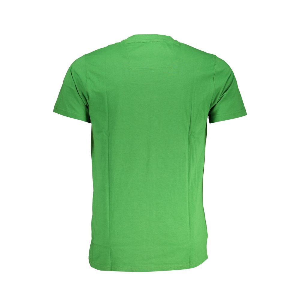 Мъжка тениска Men's t-shirt Cavalli Class
QXT62PJD060 07334 Green back view