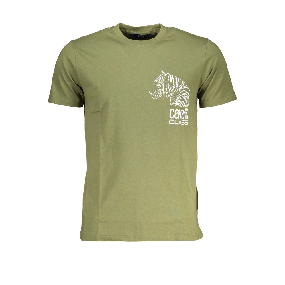 Мъжка тениска Men's t-shirt Cavalli Class
QXT63EJD060 04050 Military green front view